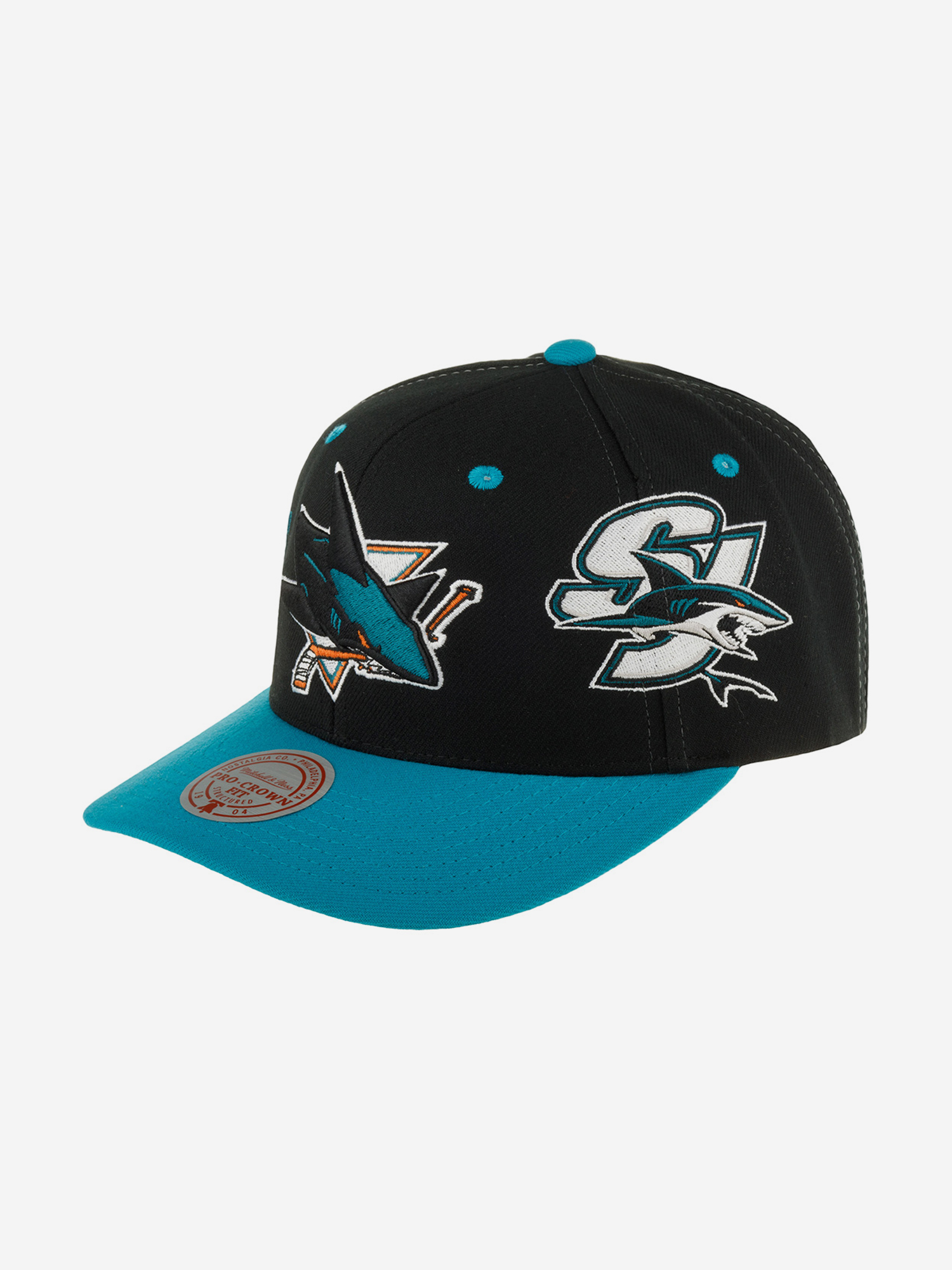 Бейсболка MITCHELL NESS HHSS7311-SJSYYPPPBLCK San Jose Sharks NHL (черный), Черный 59-287XDOXM4K-33, размер Без размера