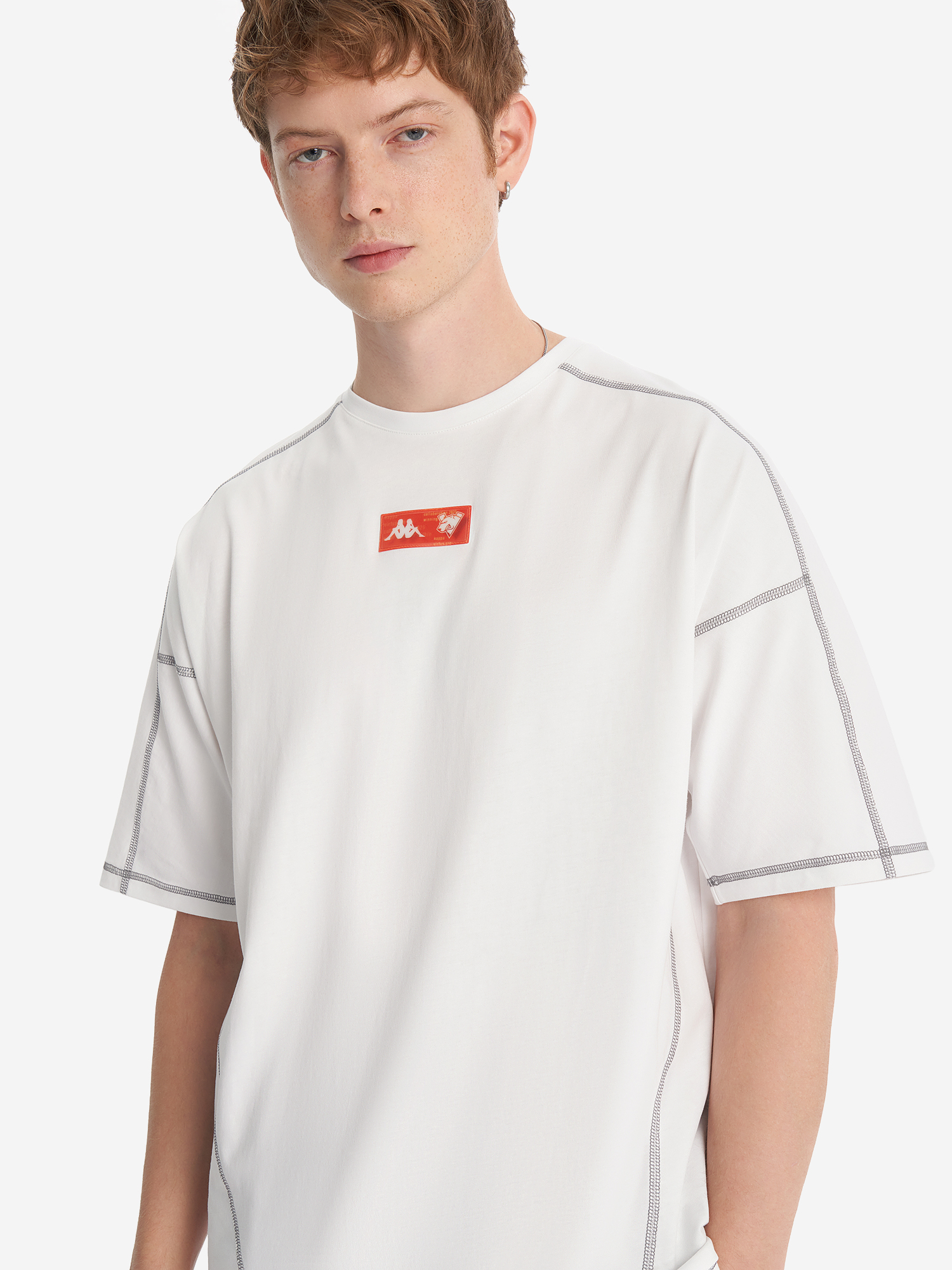 фото Футболка kappa x virtus.pro, белый