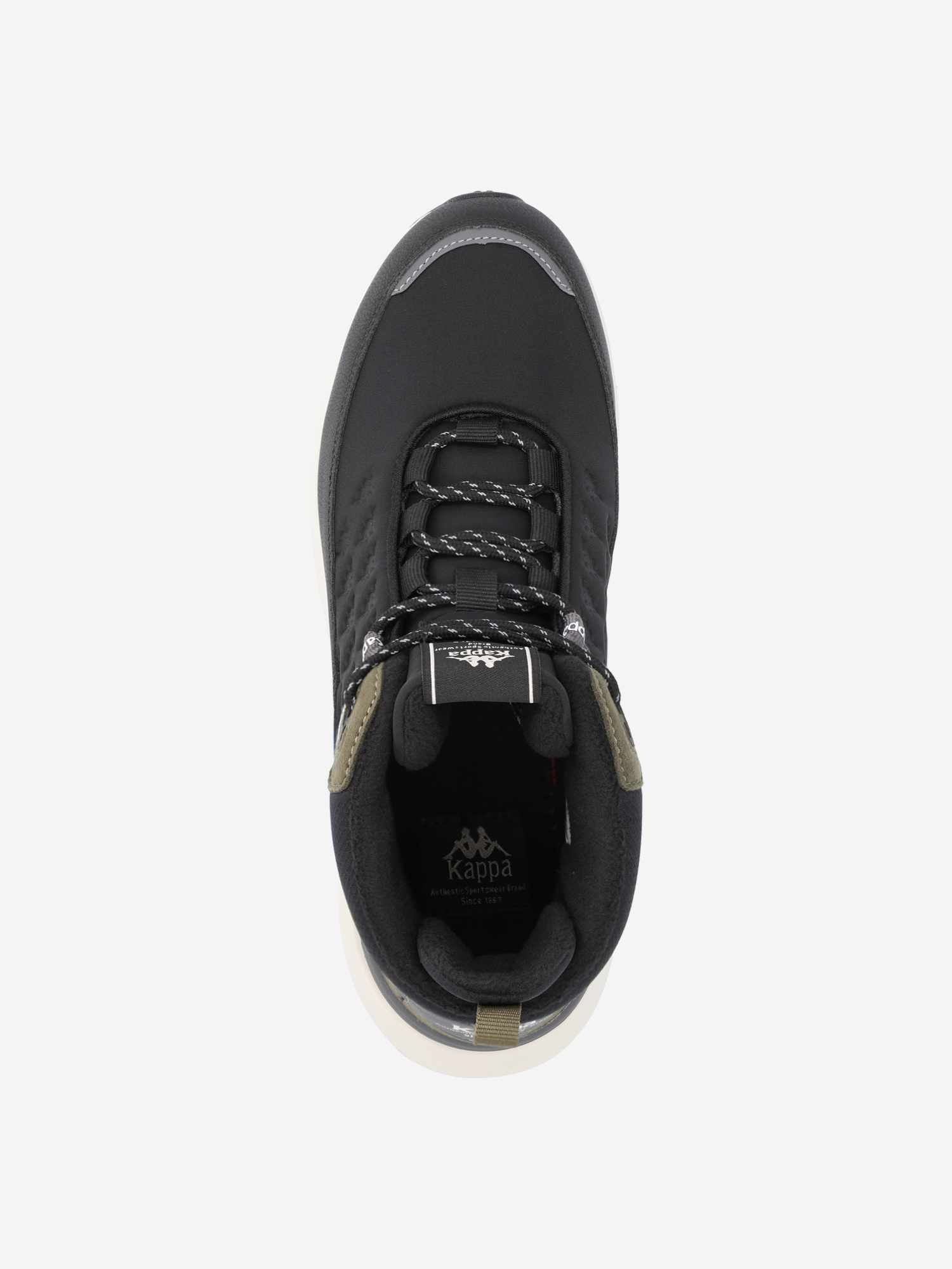 фото Кроссовки для мальчиков kappa authentic jr mid ny, черный