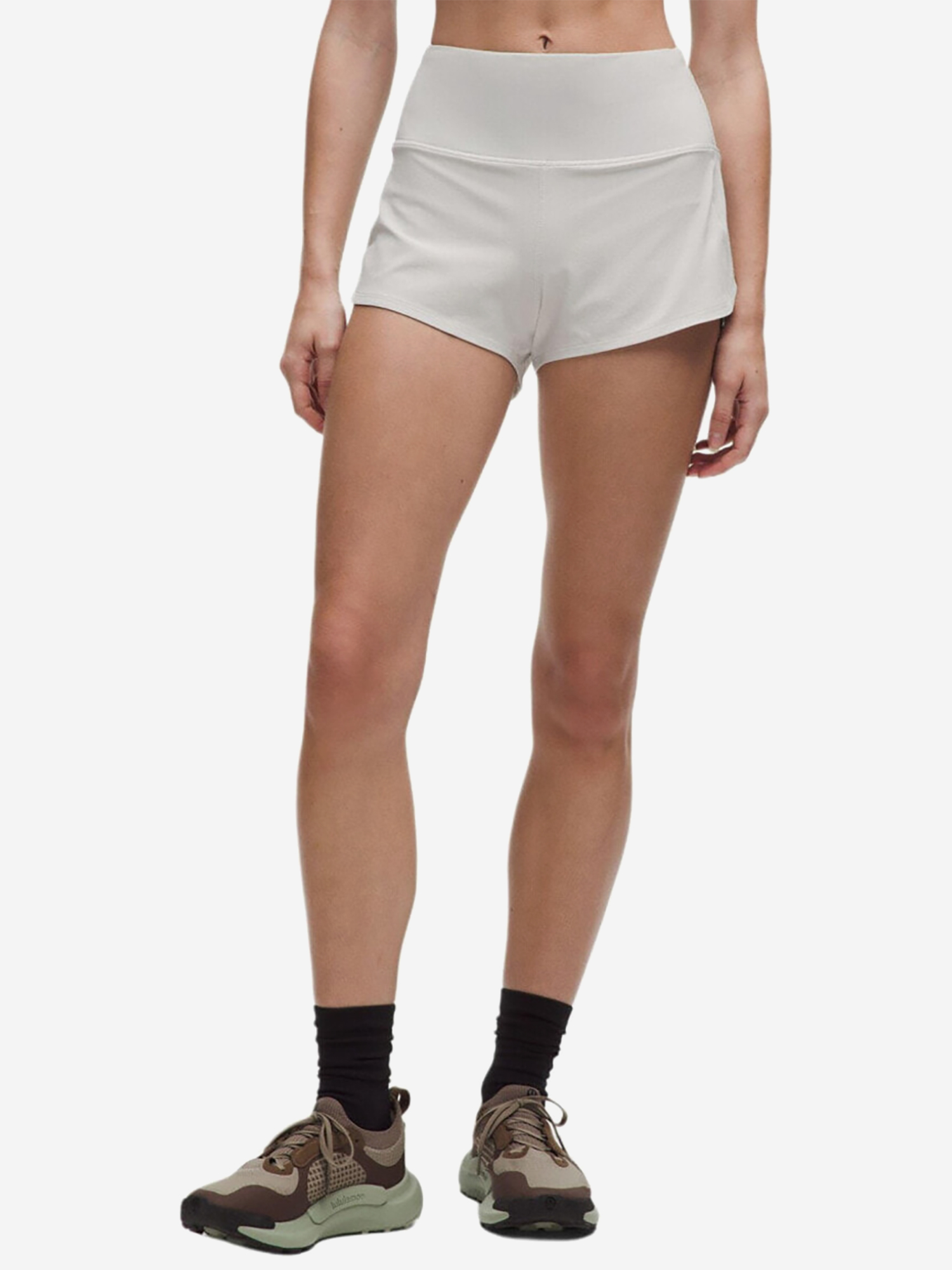 Изображение товара Шорты Lululemon Speed Up High-Rise Lined Short 2.5", Светло-серый Изображение товара Шорты Lululemon Speed Up High-Rise Lined Short 2.5", Светло-серый