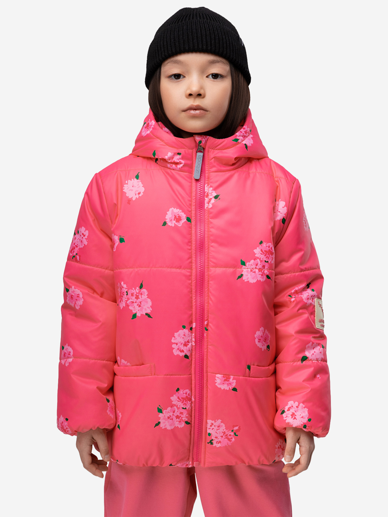 Изображение товара Детская утепленная куртка для девочек bodo 32-82MUBD2OB3N-PINK демисезонная