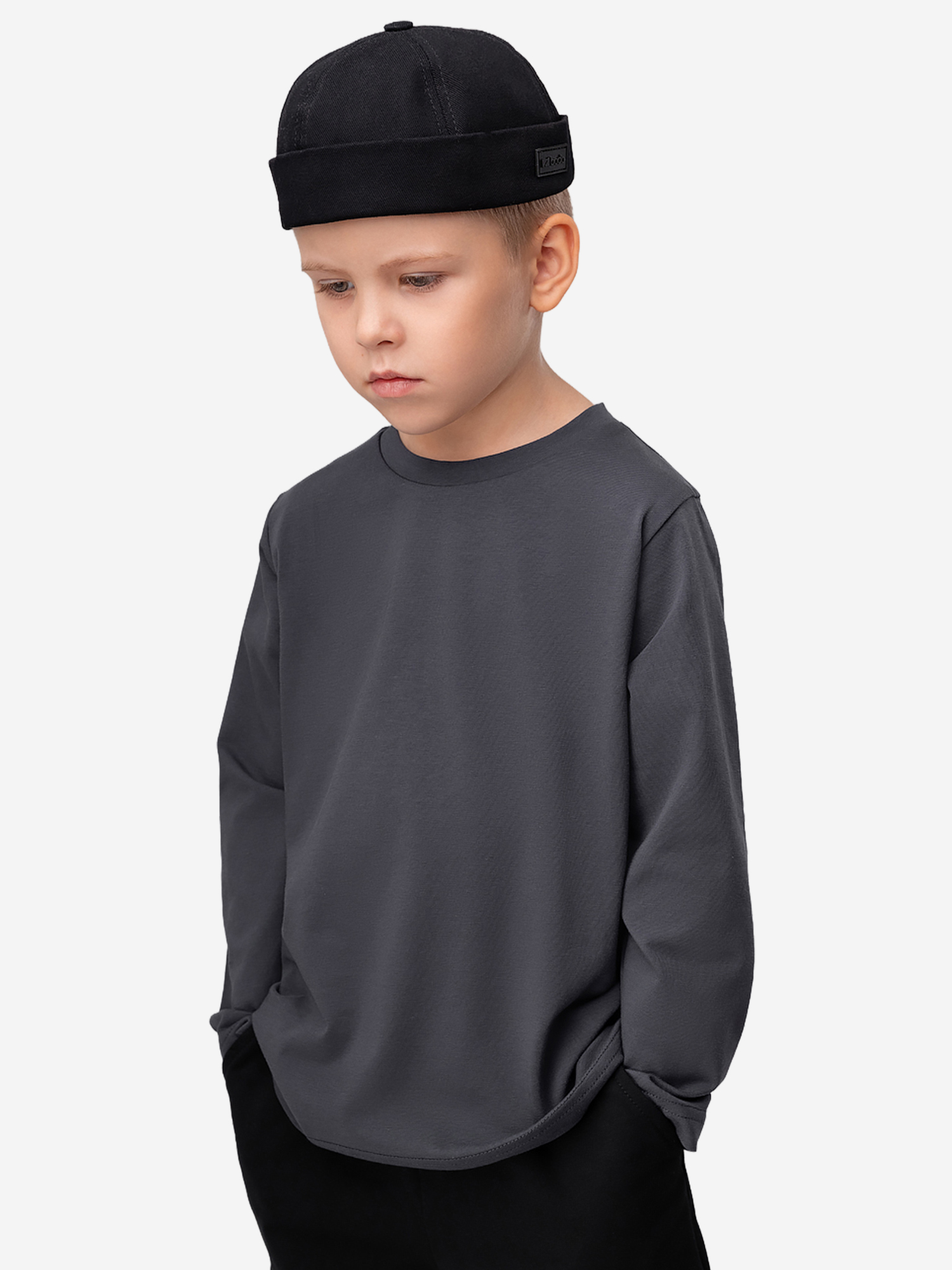 Изображение товара Лонгслив bodo, Темно-серый