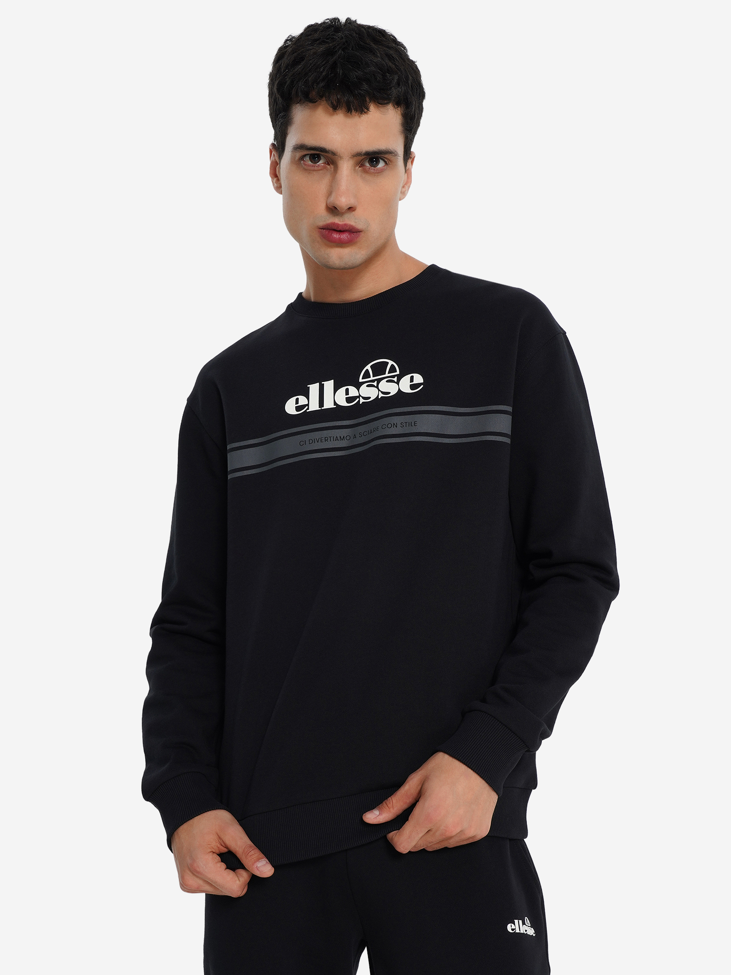 Свитшот Ellesse, черный, арт. ela253m602e0v-01