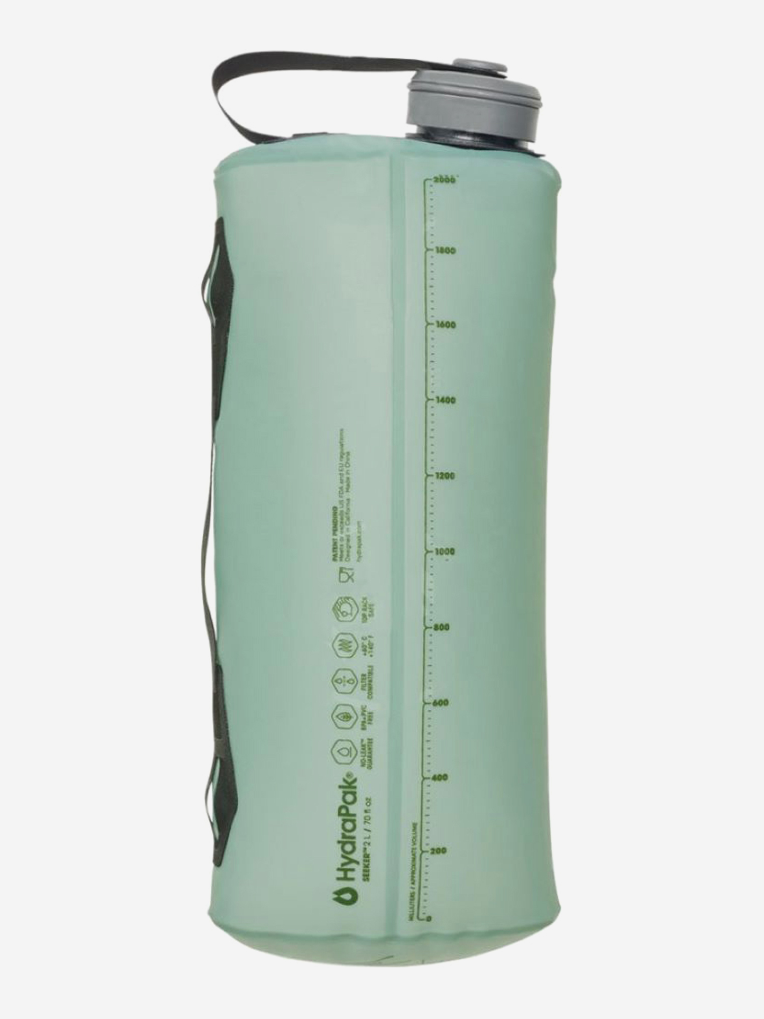 

Мягкая канистра для воды HYDRAPAK Seeker 2L, Зеленый