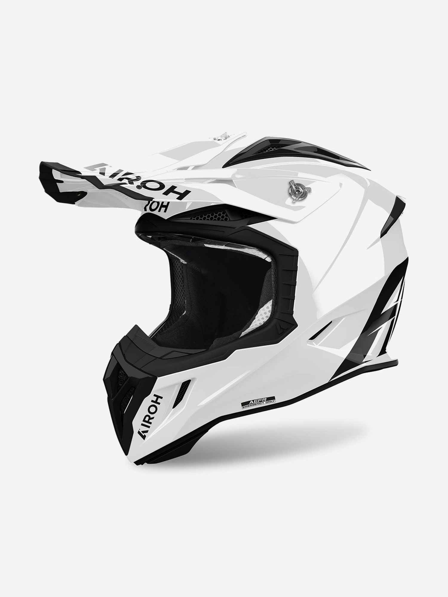 

Мотошлем Кроссовый Airoh AVIATOR ACE 2 COLOR White Gloss, Белый