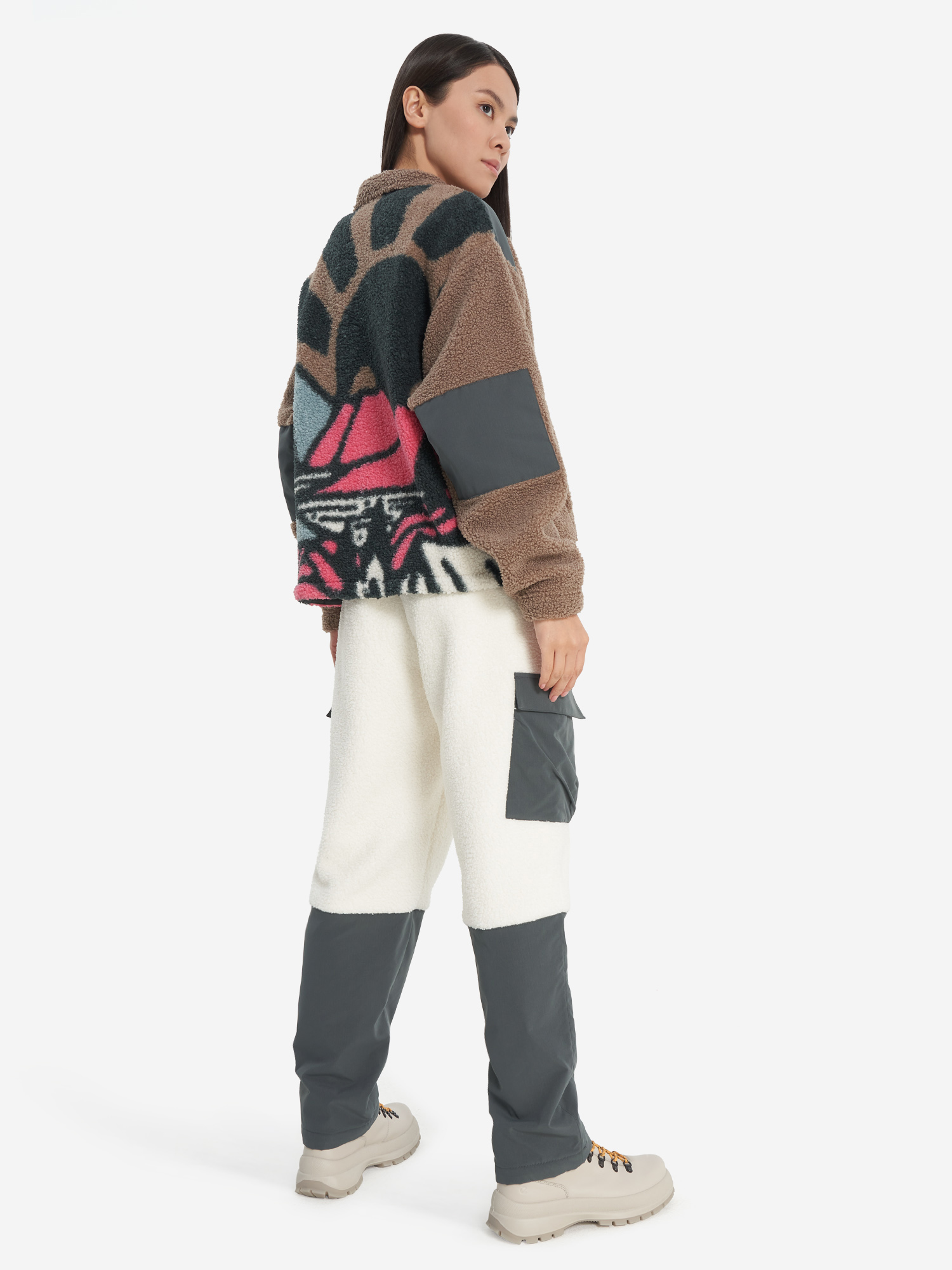 

Джемпер флисовый женский оверсайз Northland, Бежевый