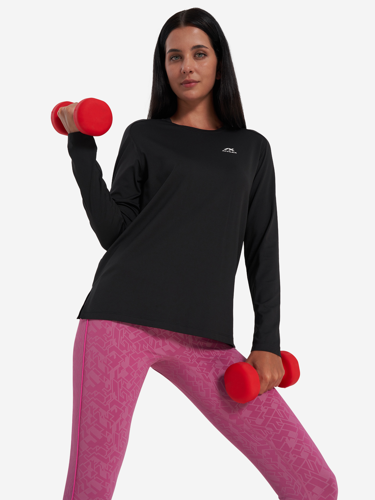 

Лонгслив женский Athlex, Черный