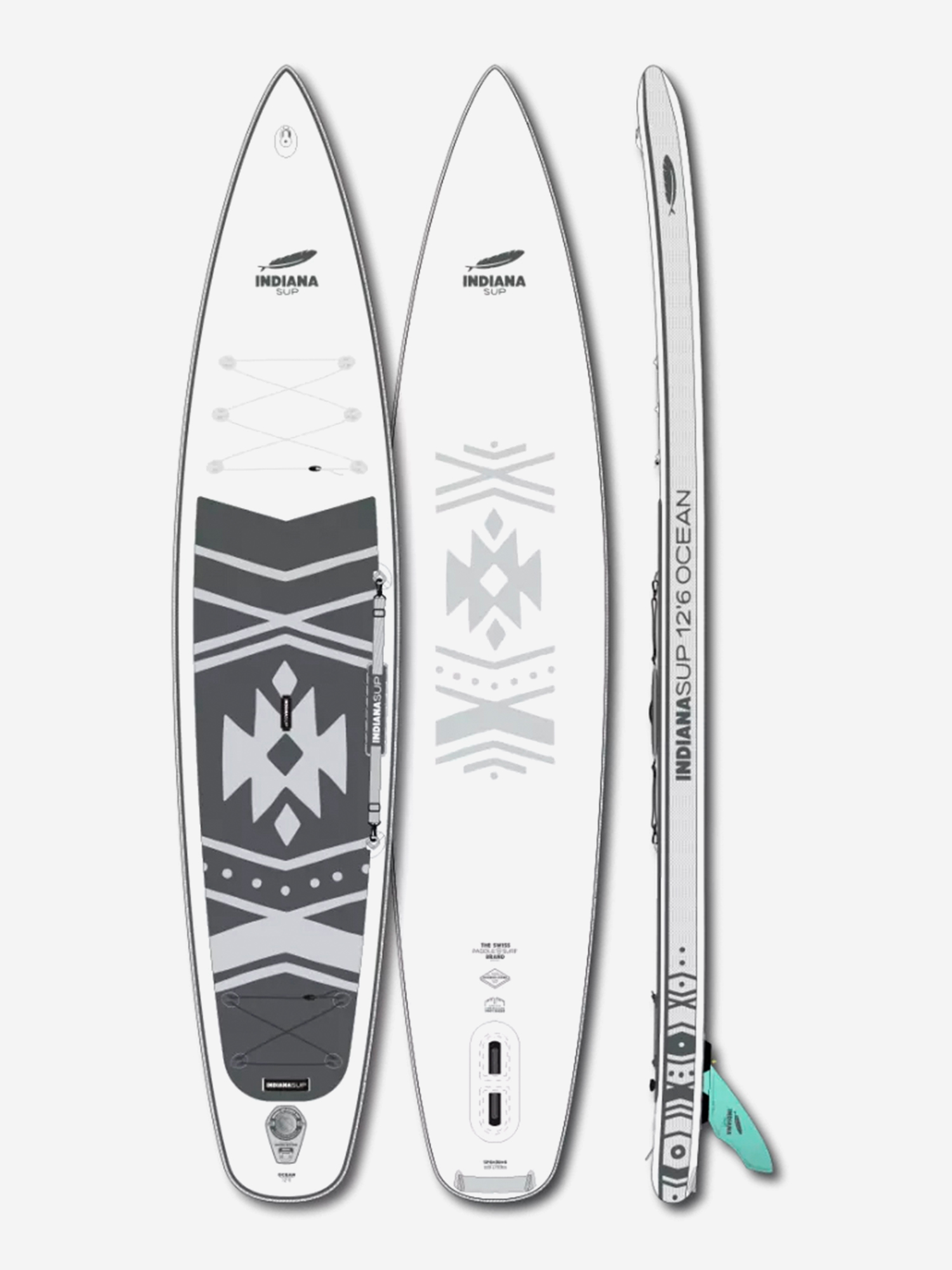 

Сапборд Indiana 12.6 Ocean Touring 2025, , 10.2 кг, Белый