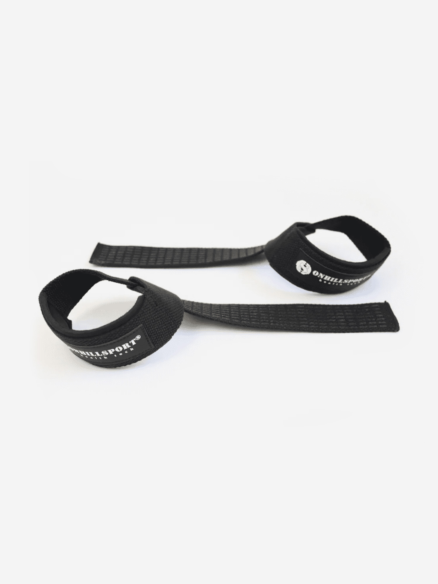 

Лямки штангиста Sportlim антискользящая стропа с подкладкой (черные), Черный