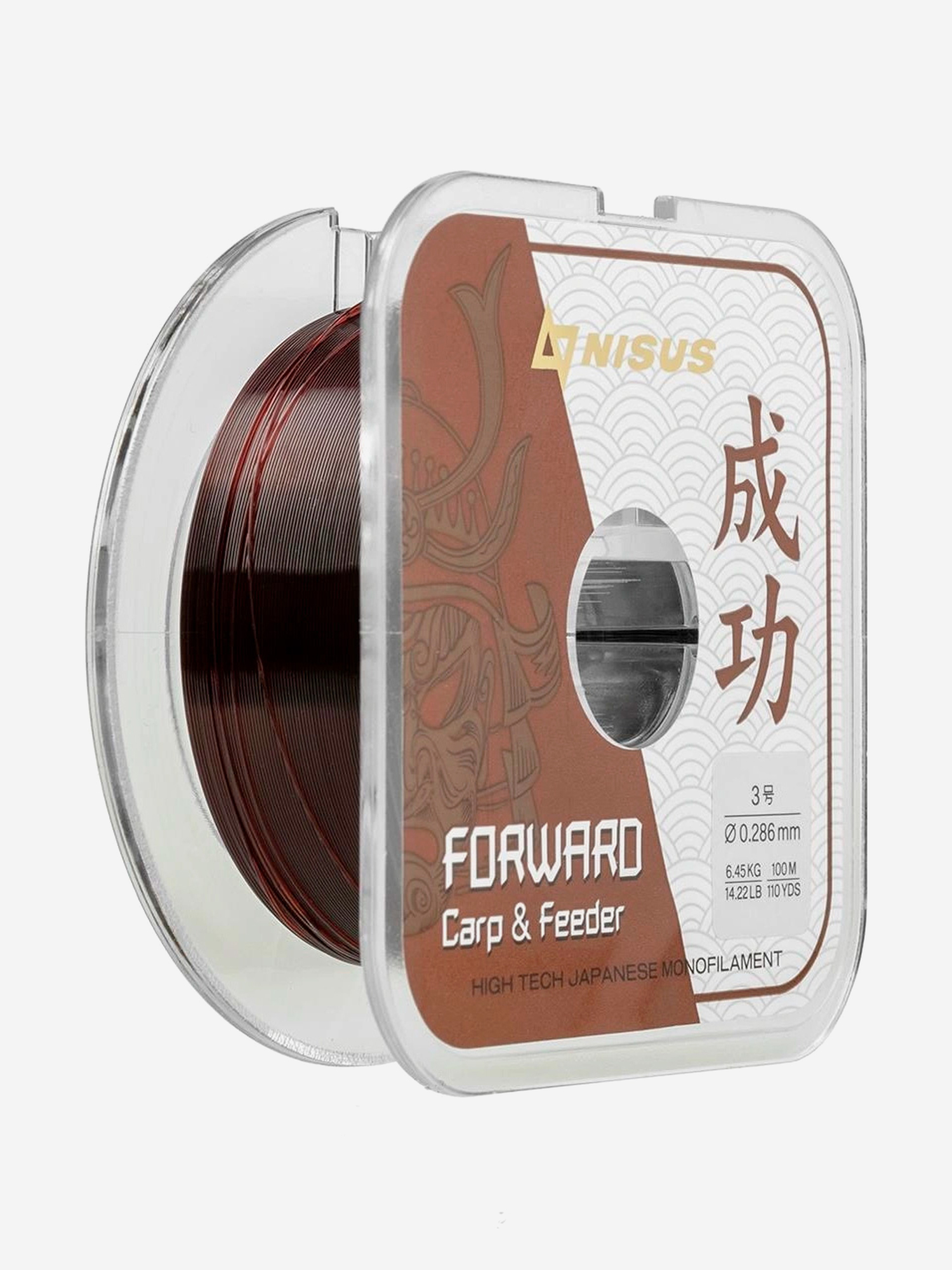 Изображение товара Леска Nisus FORWARD Carp & Feeder brown 0,286mm