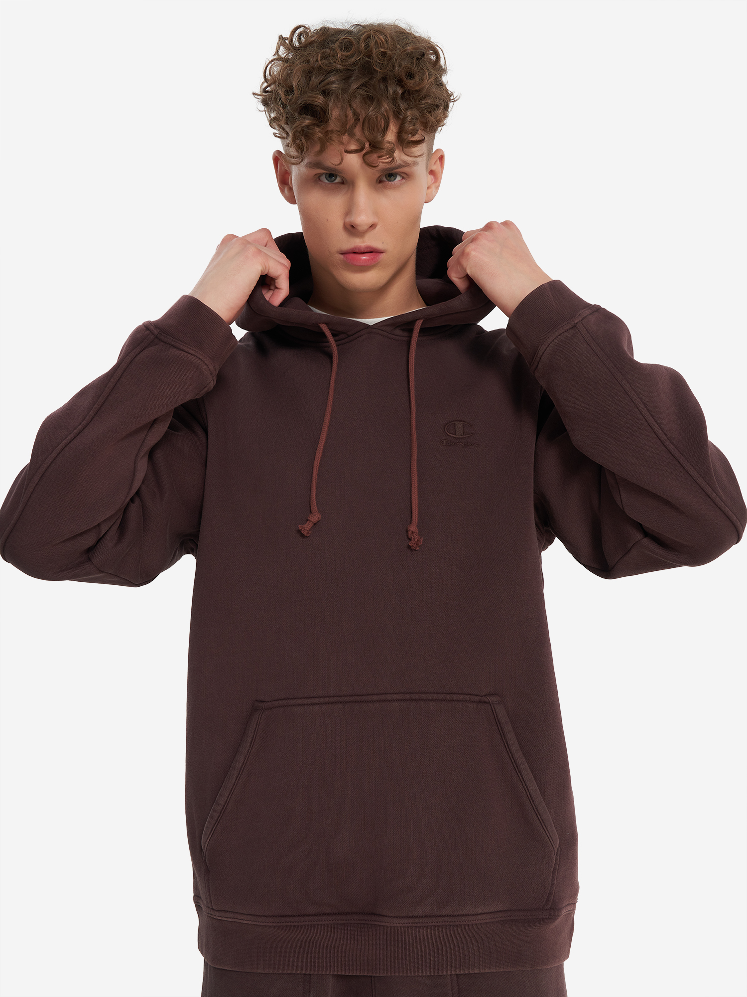 Худи мужское Champion, коричневый, арт. 18729