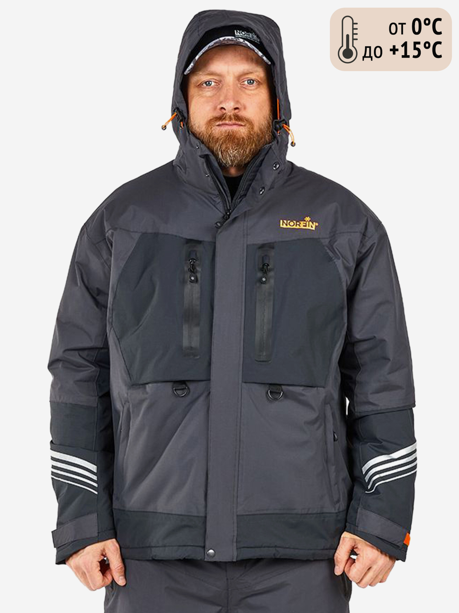 Изображение товара Куртка мембранная Norfin RIVER 2 для рыбалки и охоты мужская