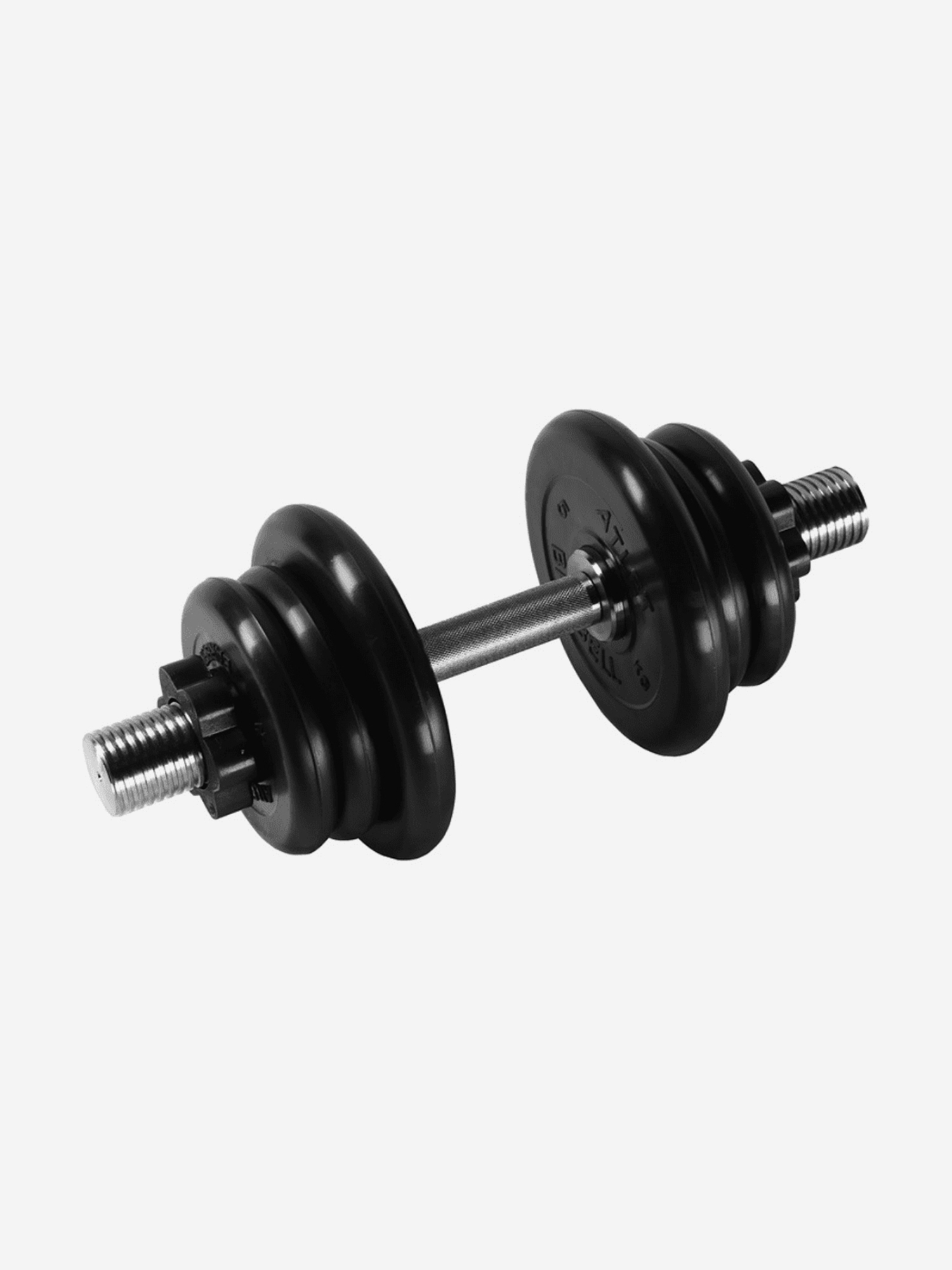 Гантели разборные BARBELL ATLET 1 по 26.5 кг (D 51 mm) Черный, Черный