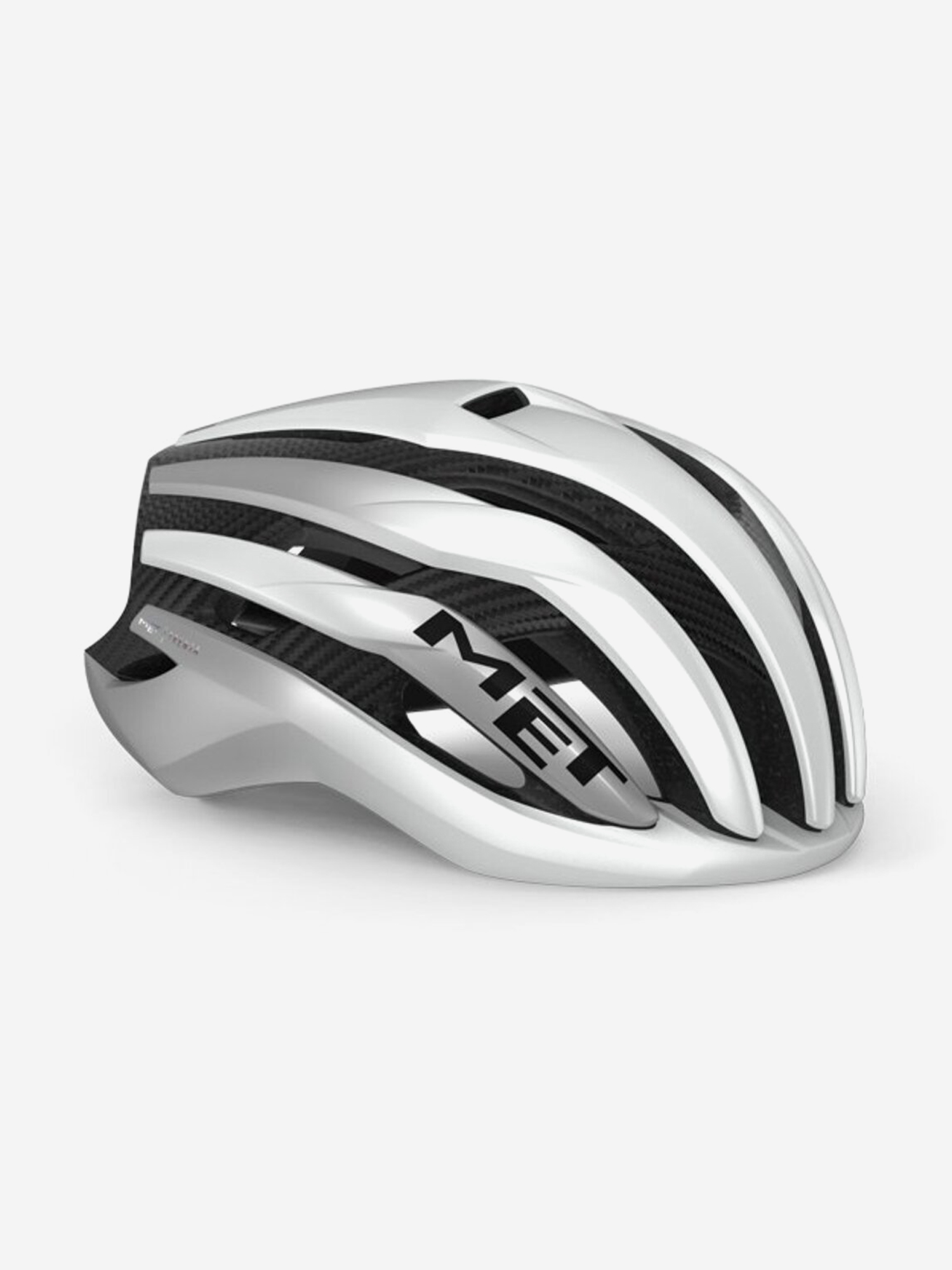 

Велошлем Met Trenta 3k Carbon, Серебряный