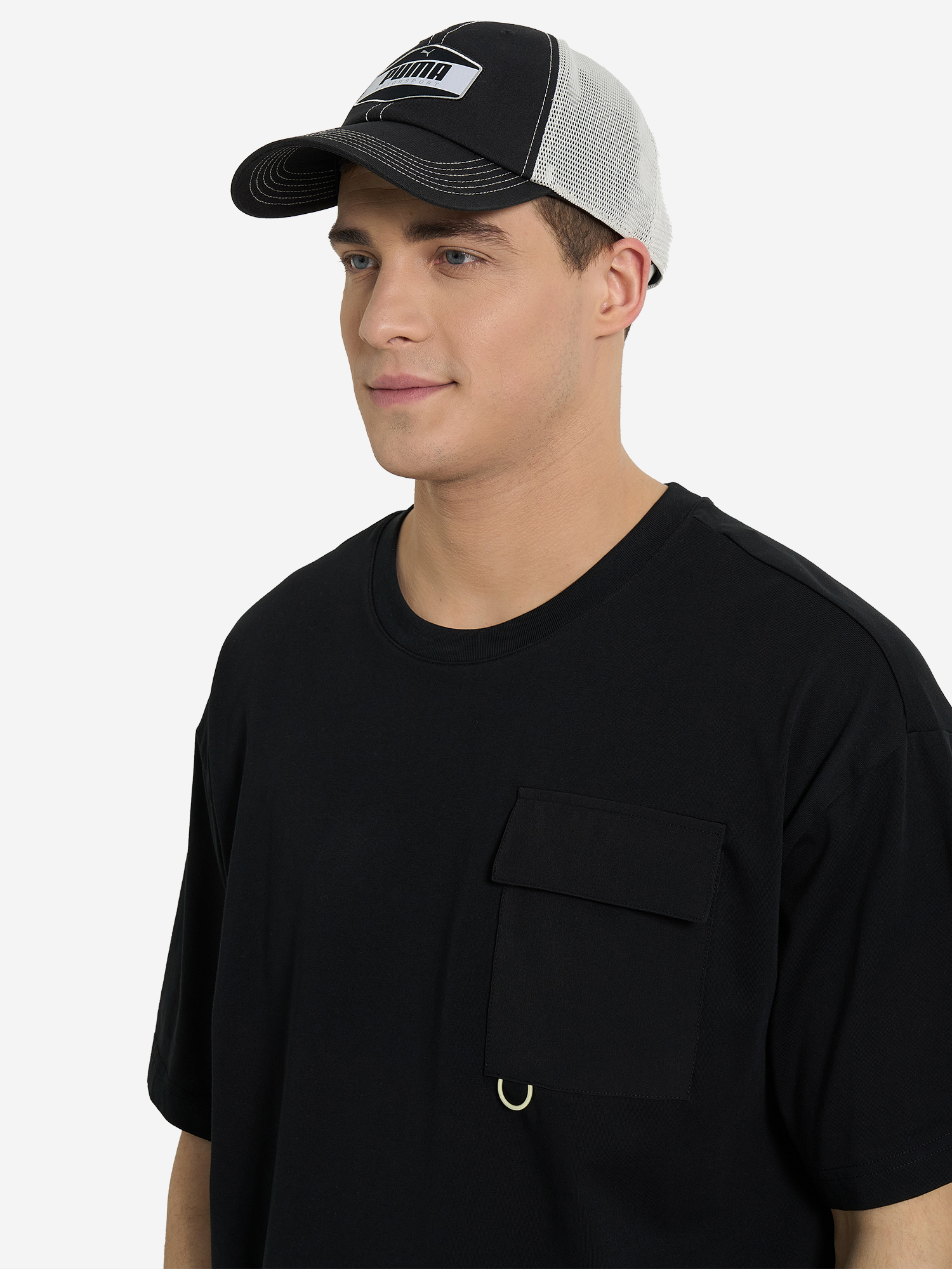 фото Бейсболка puma racing classics trucker, черный