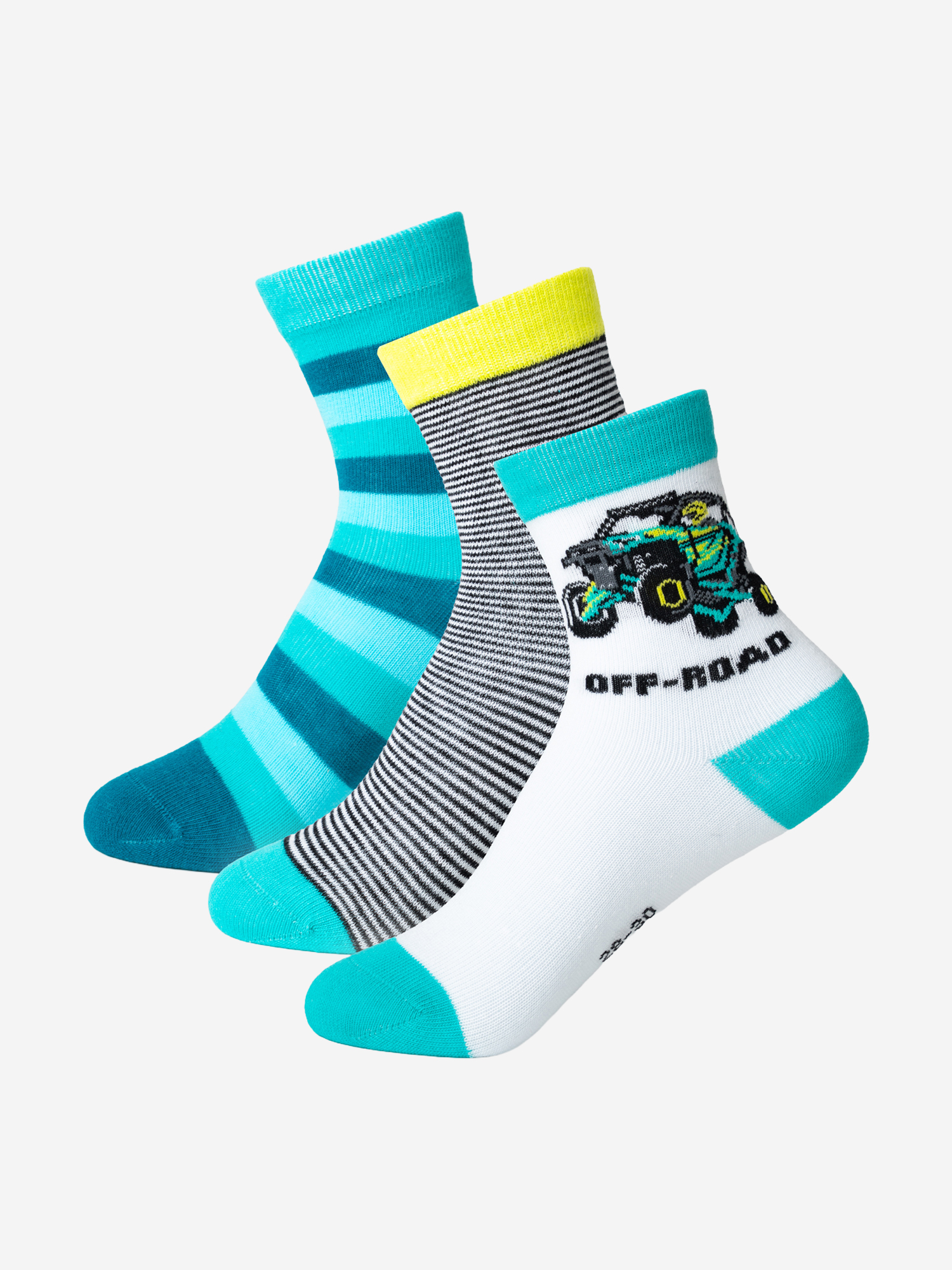 Изображение товара Носки для мальчиков, 3 пары PlayToday