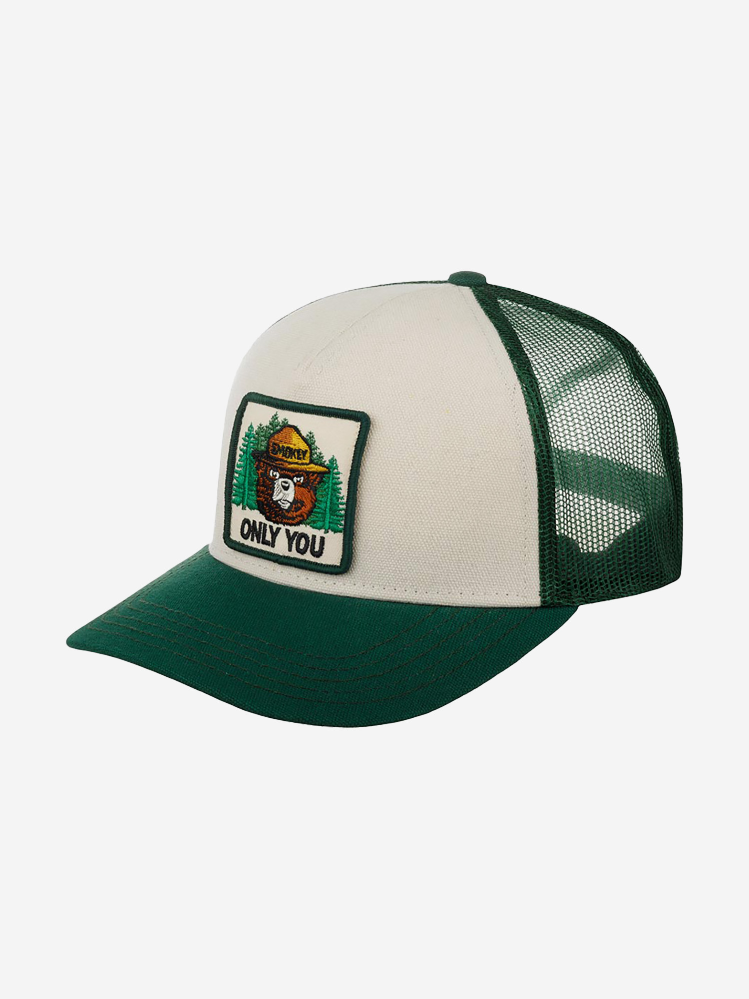 Бейсболка с сеточкой AMERICAN NEEDLE 42960A-SBEAR Smokey Bear Valin (зеленый), Зеленый