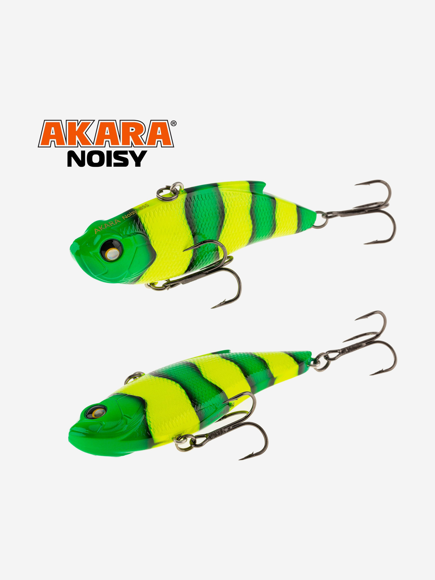 Изображение товара Воблер Akara Noisy 85S 18 гр. (5/8 oz 3,4 in) для хищной рыбалки