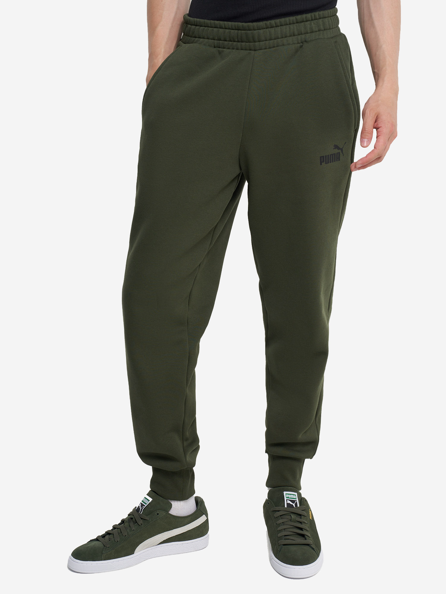 

Брюки мужские PUMA Ess Logo Varsity Green, Зеленый