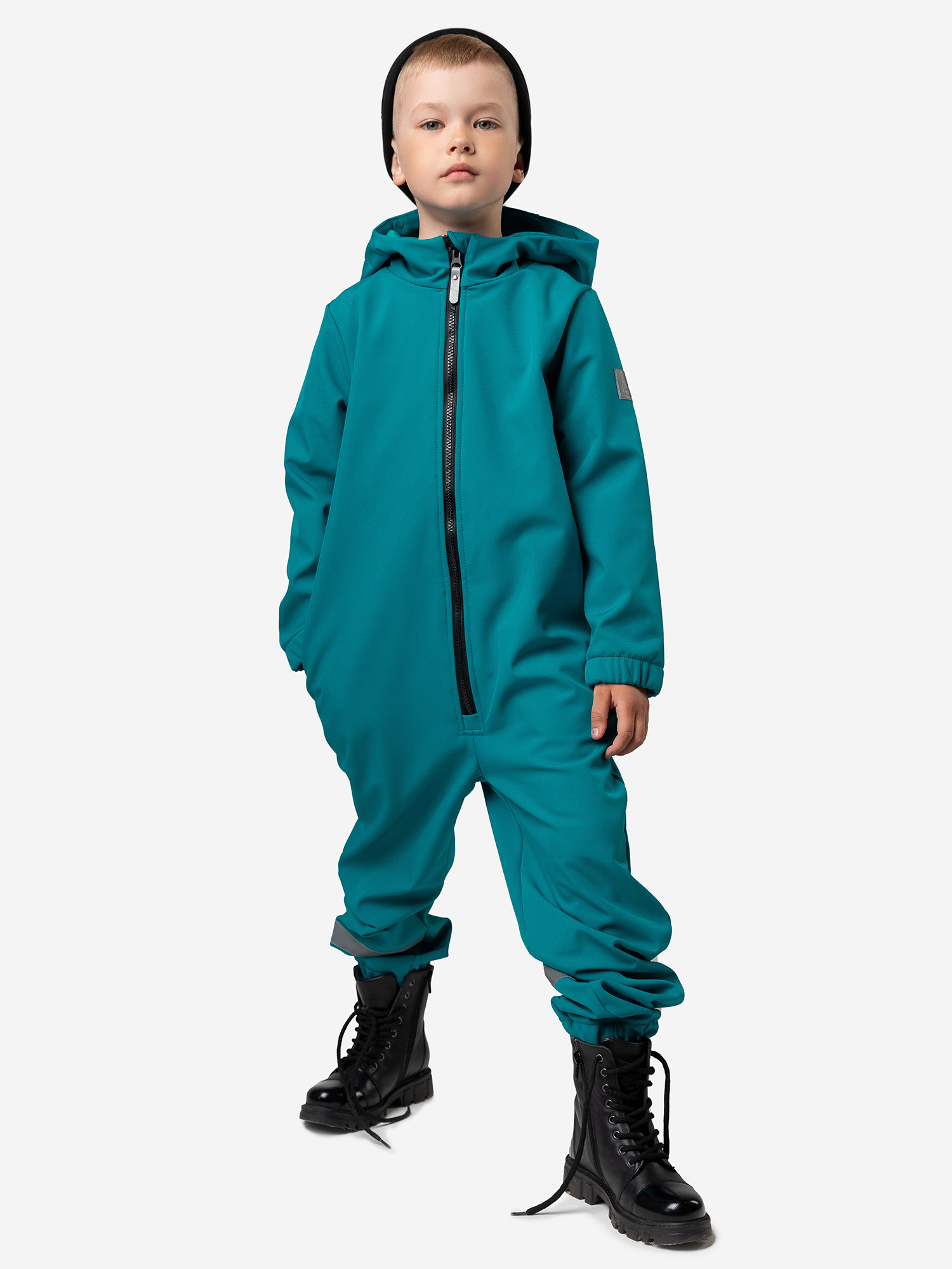 Комбинезон софтшелл для мальчика bodo, Голубой костюм для мальчика bodo зеленый