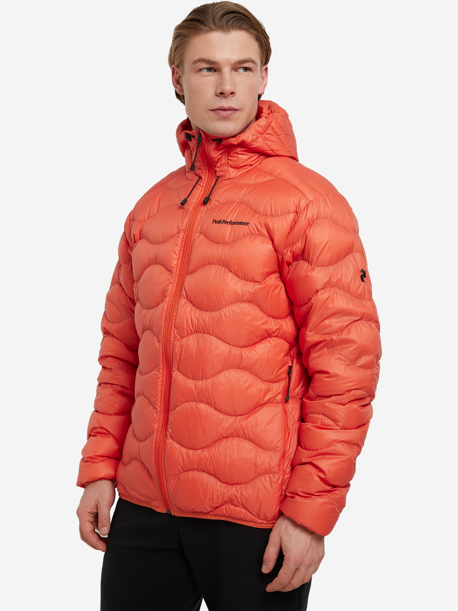 

Пуховик мужской Peak Performance HeliuHood, Оранжевый