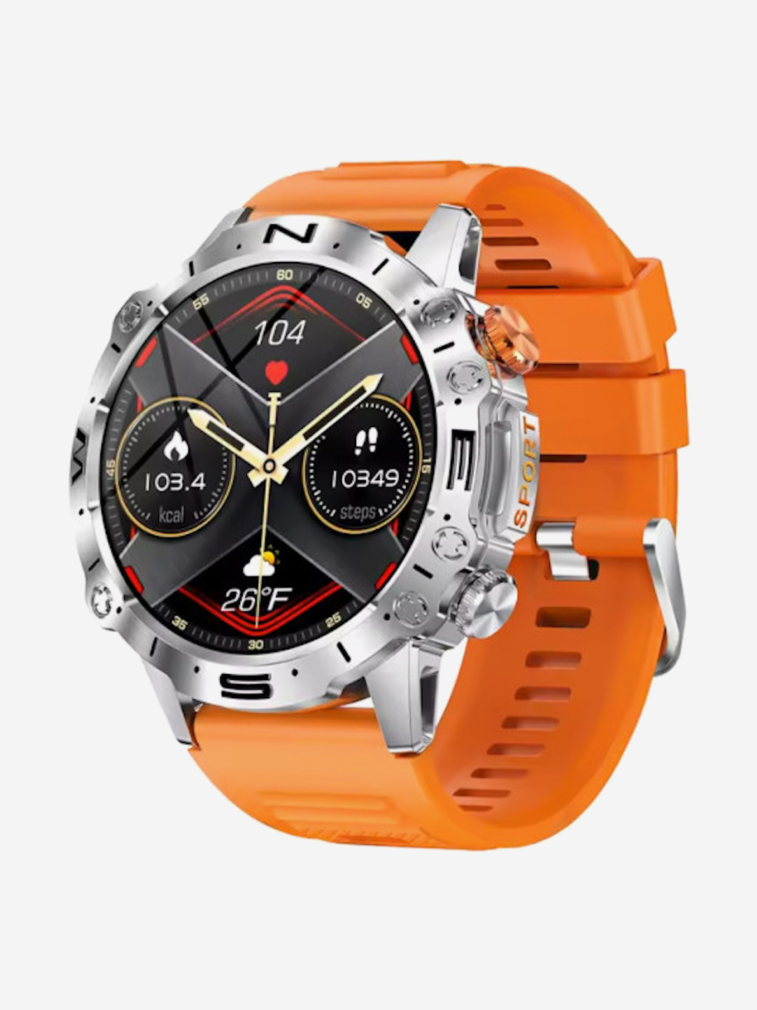

Смарт-часы CheckME Smart CMSK59 с хронографом, датчиком артериального давления и мониторингом сердцебиения, Мультицвет