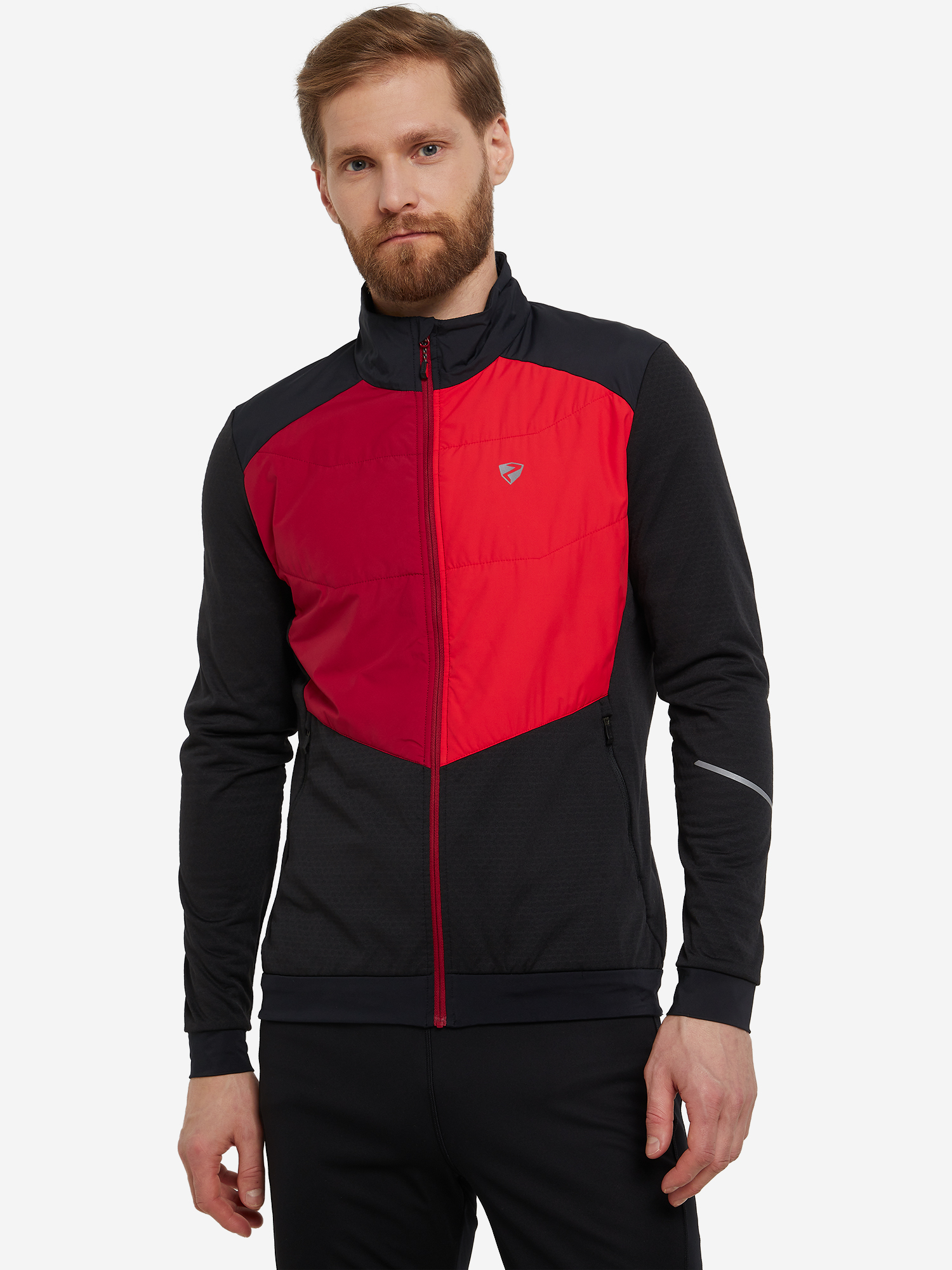 Куртка утепленная мужская Ziener, Красный лыжи беговые spine concept cross jr step красный