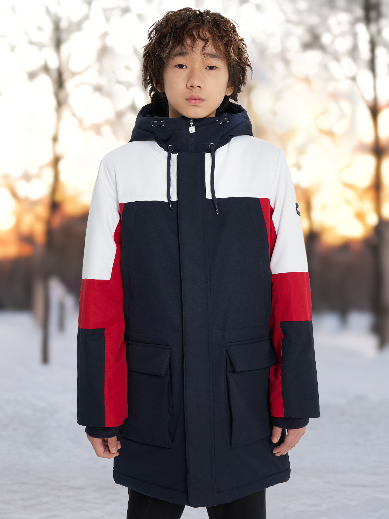 

Куртка утепленная для мальчиков FILA, Синий