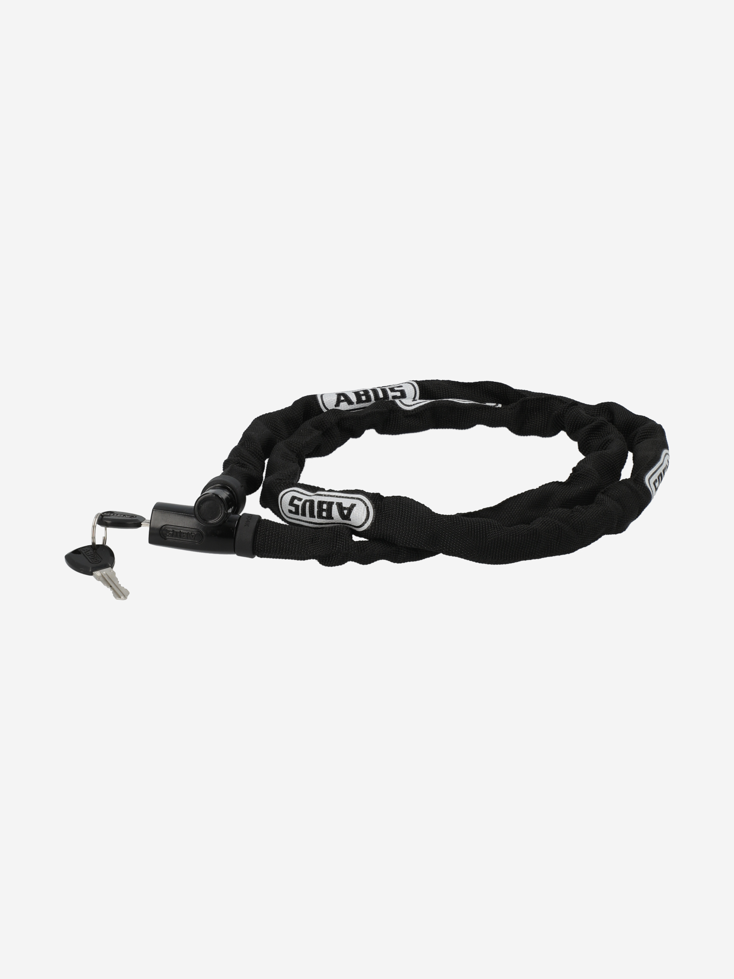 

Замок велосипедный с ключами Abus 4804 K/110 BK Steel-O-Chain, Черный