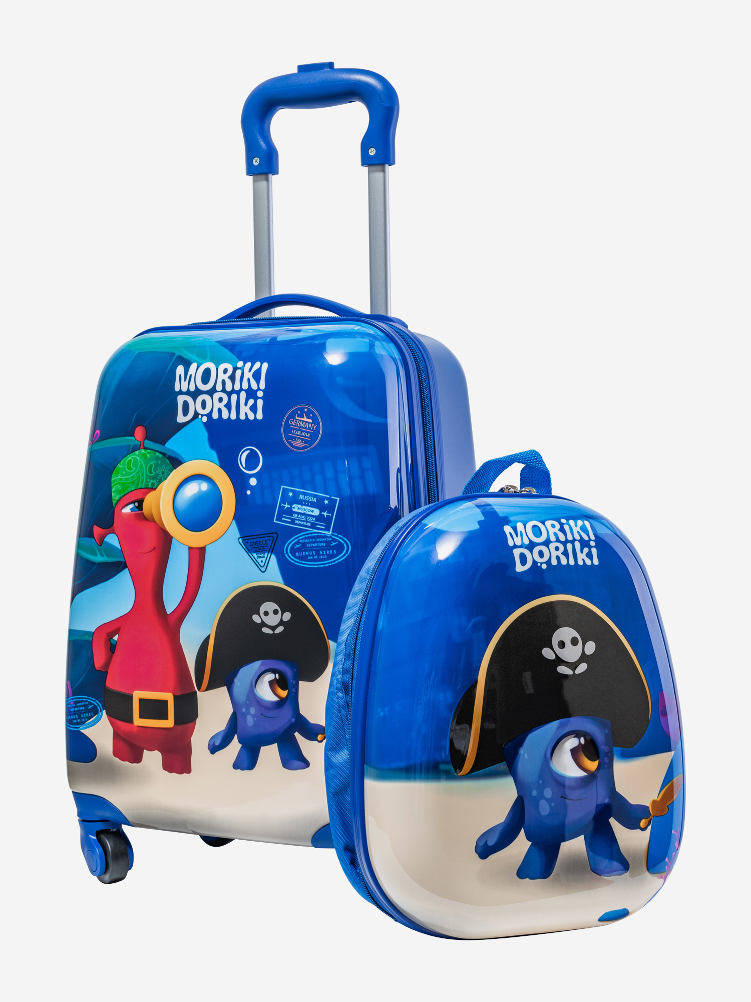 Изображение товара Детский набор для путешествий MORIKI DORIKI Pirate Travel Set чемодан и рюкзак