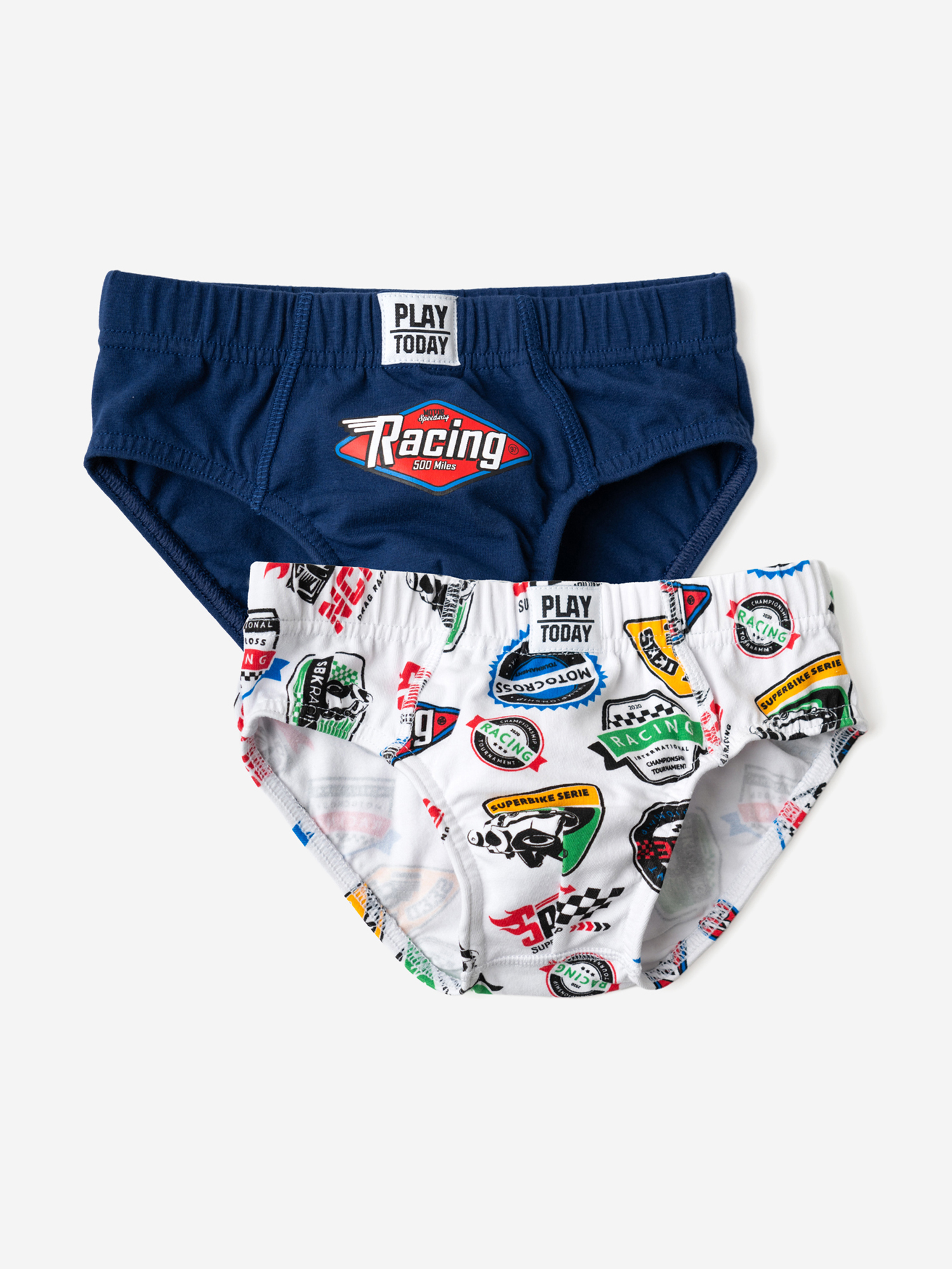 Изображение товара Детские хлопковые брифы PlayToday 2 шт, комфорт и стиль для мальчиков