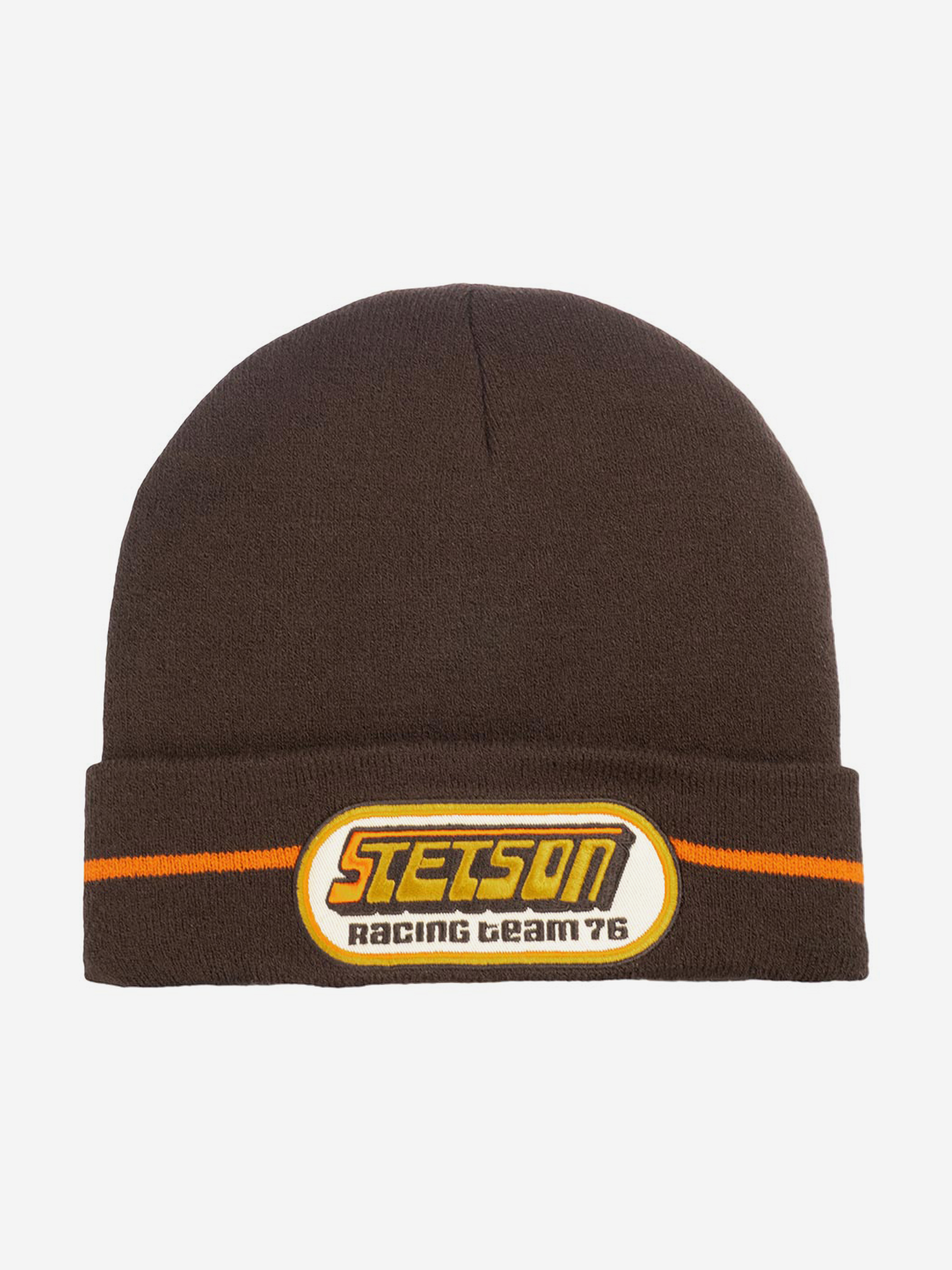 

Шапка с отворотом STETSON 8599109 BEANIE RACING (коричневый), Коричневый