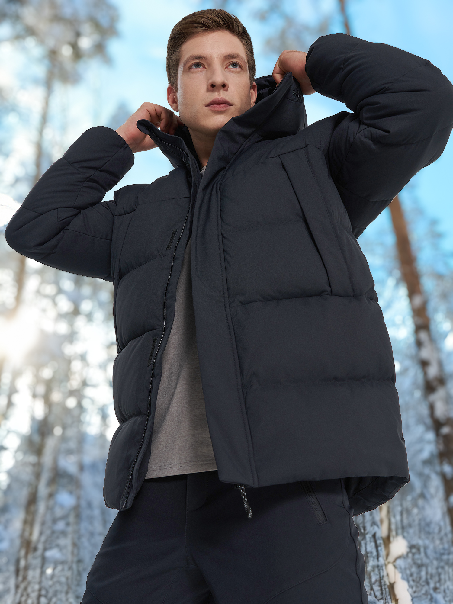 Пуховик мужской Northland, черный, арт. 138310n16-99