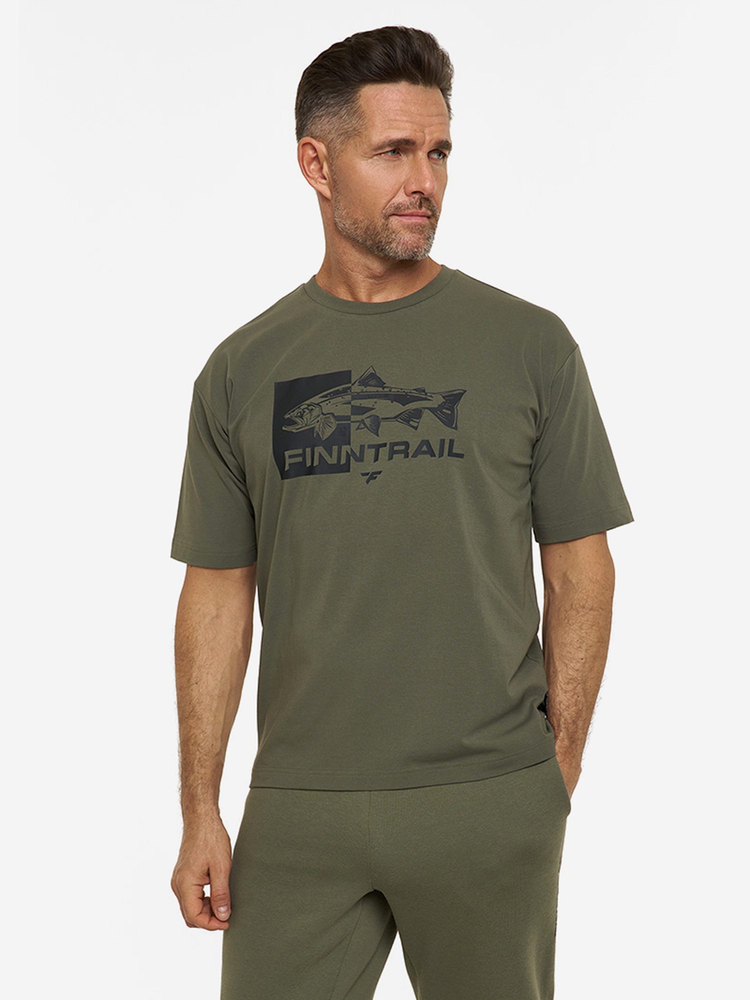 

Футболка мужская FINNTRAIL Fish, Зеленый