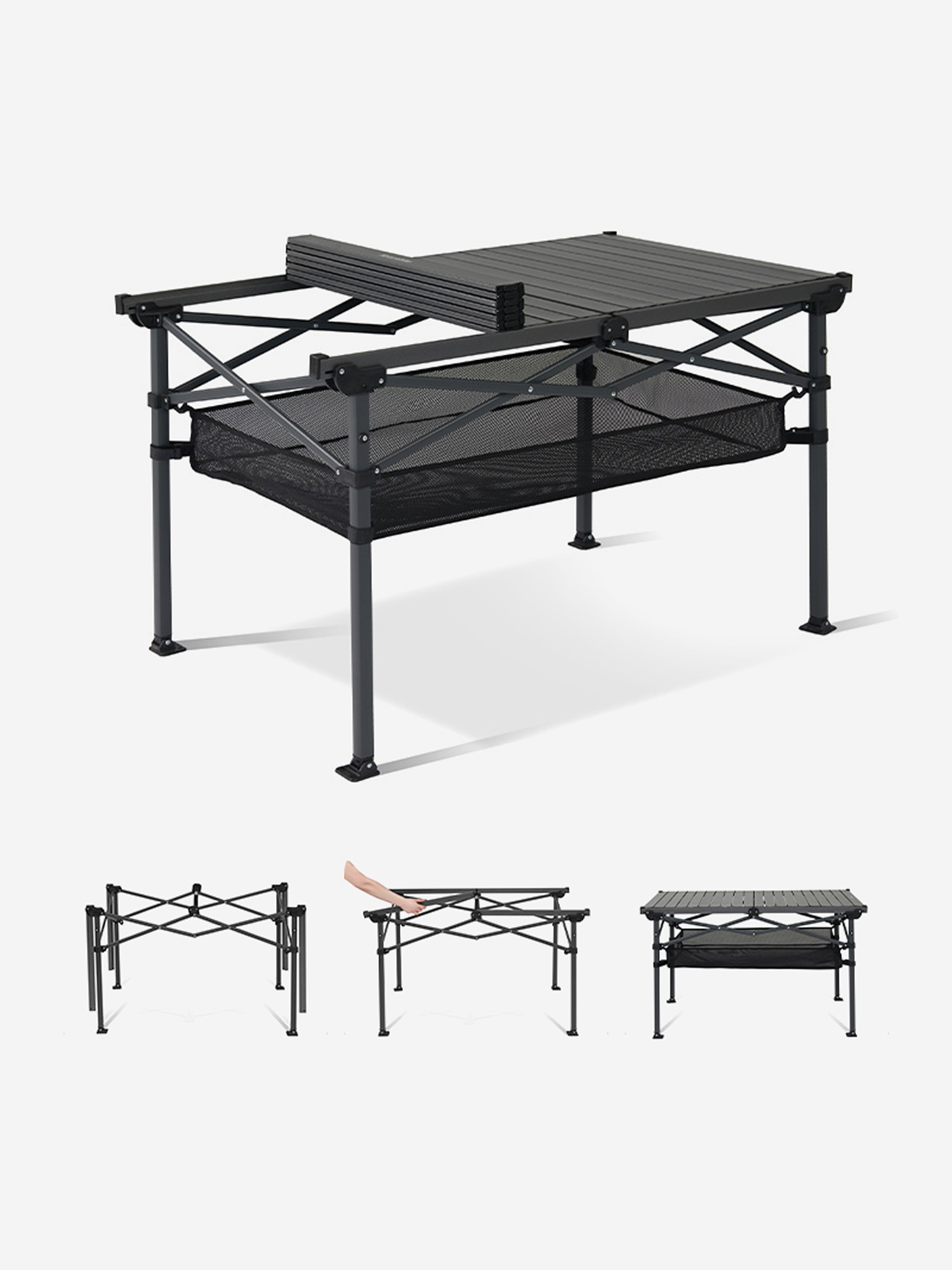 

Складной стол Naturehike Simple star H01, Черный