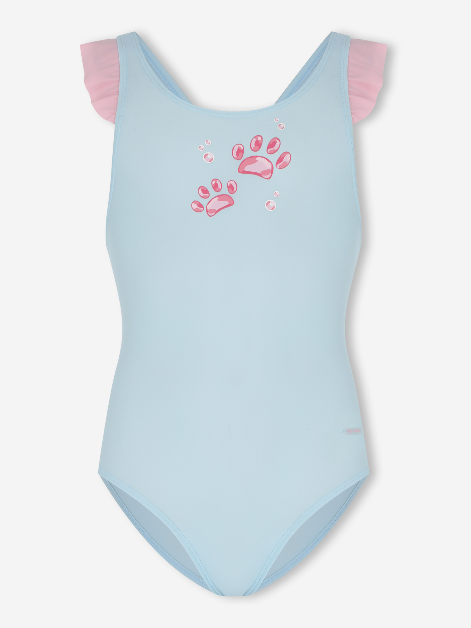 Купальник слитный Joss для девочек, голубой, арт. 34227