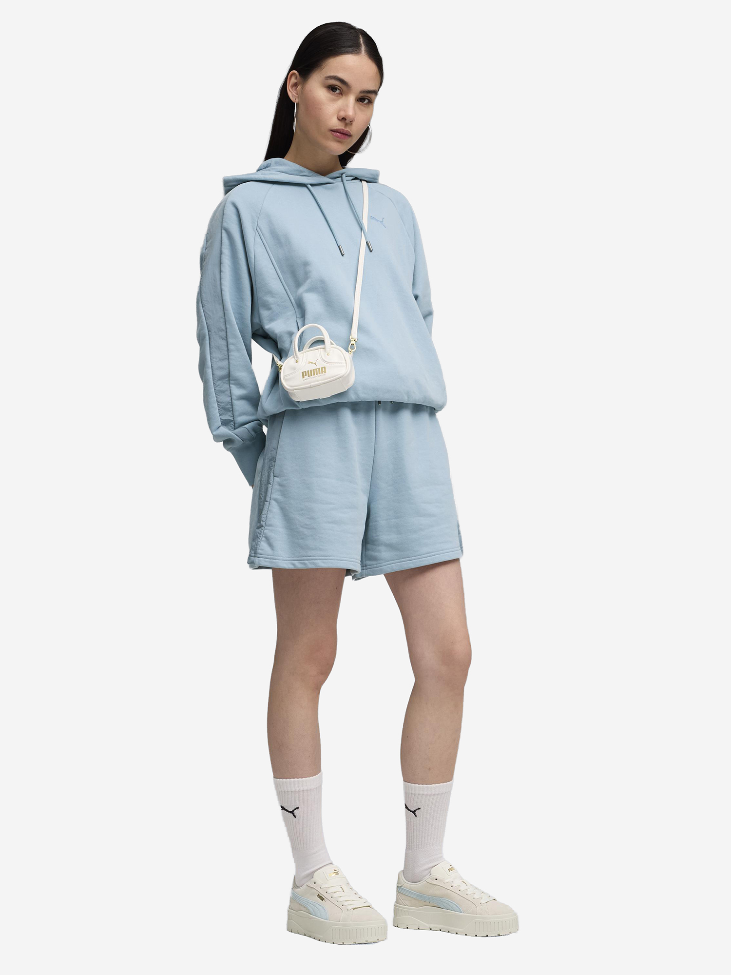 Шорты женские PUMA, Голубой 3
