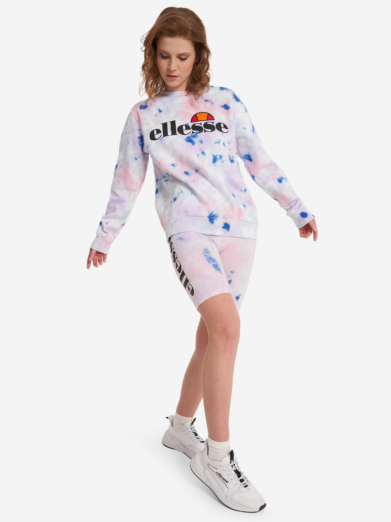 Свитшот женский Ellesse Agata Tie Dye, Розовый 618351E0V-2902, размер RUS 44-46 | EUR S - фото 4