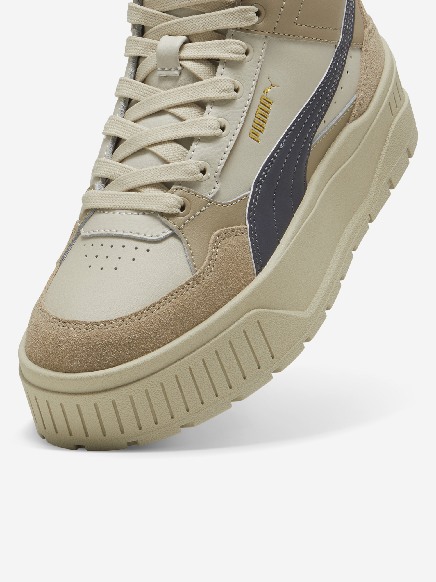 Кеды утепленные женские PUMA Karmen II Idol Mid Wtr, Бежевый 397464P0P-03, размер 37 - фото 6