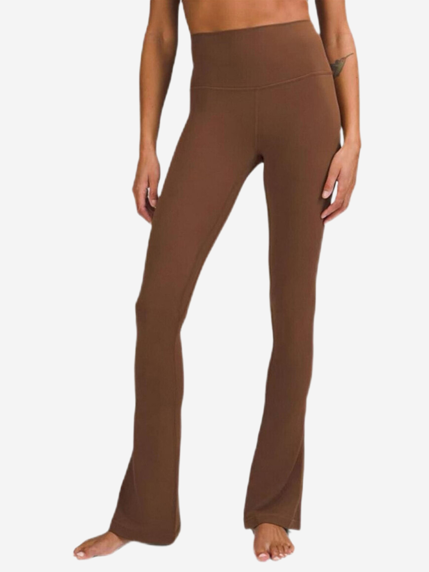 Изображение товара Брюки Lululemon Align High-Rise Mini-Flare Pant женские коричневые спортивные