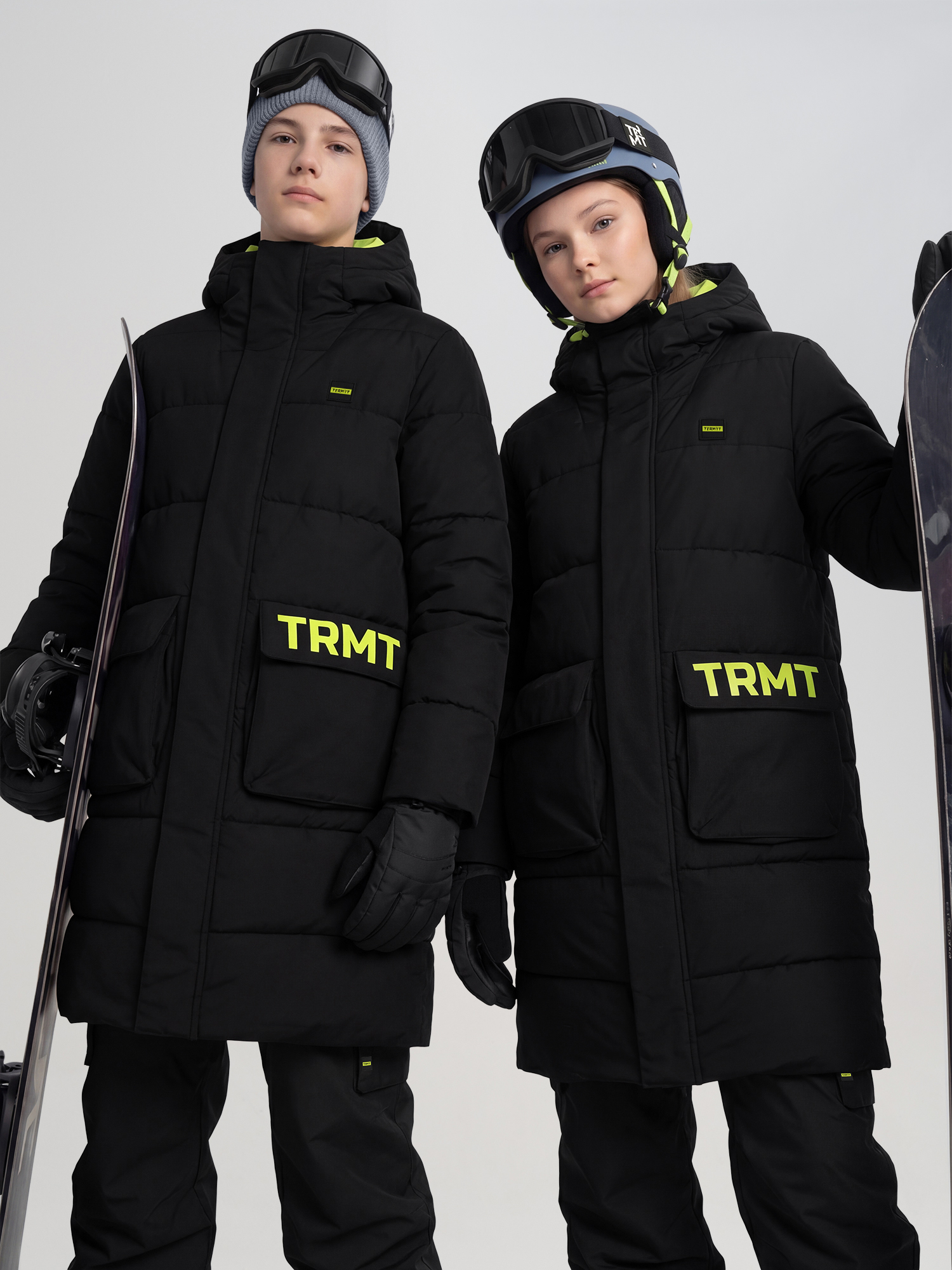 Пальто утепленное детское Termit, Черный
