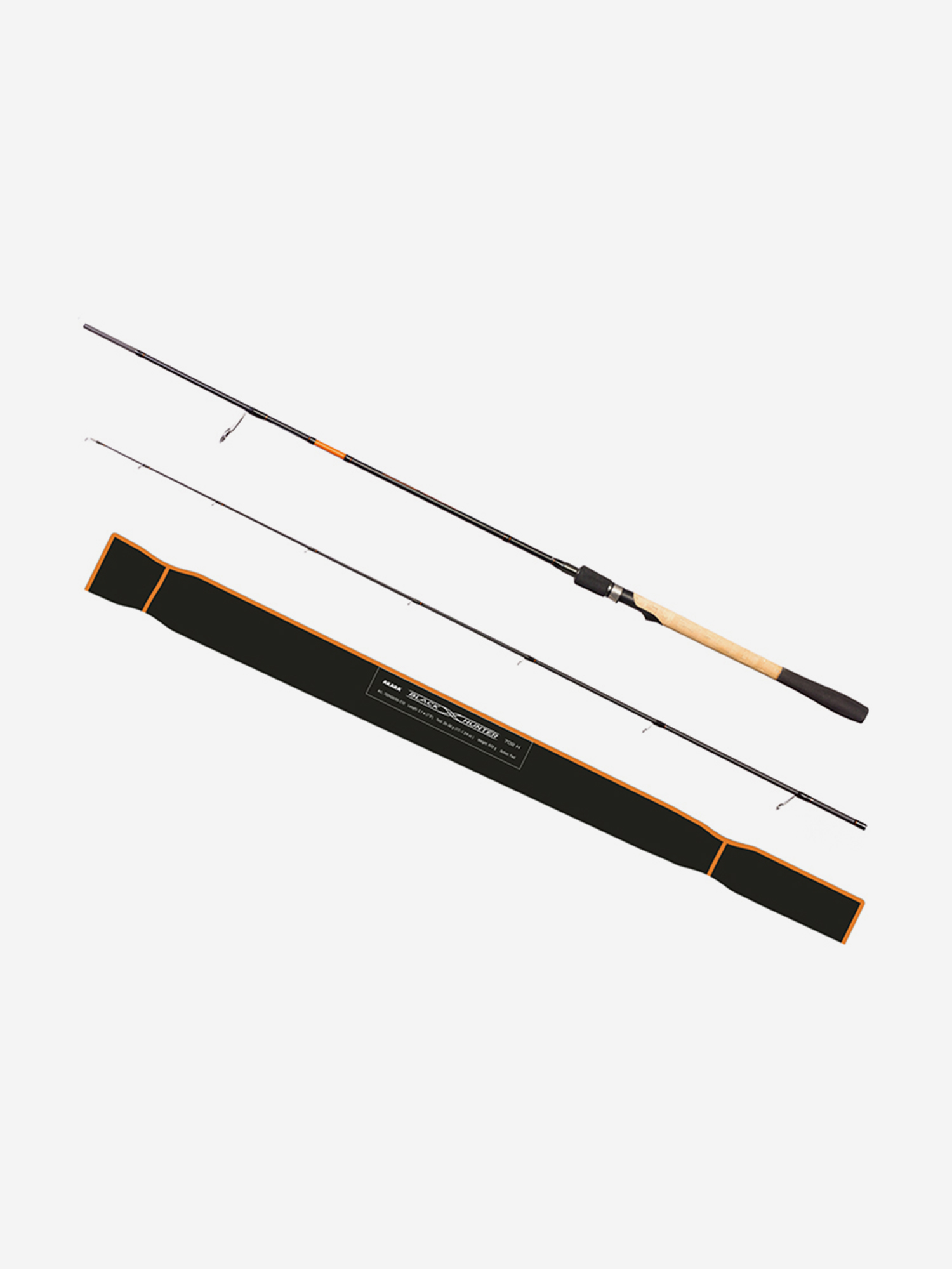 

Спиннинг штекерный углеволоконный 2 колена Akara Black Hunter (17-51) H762 2,28 м, Мультицвет