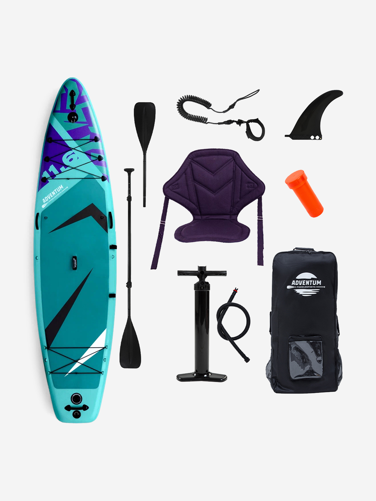 

SUP доска надувная Adventum 11.6 Mint 2024, Голубой