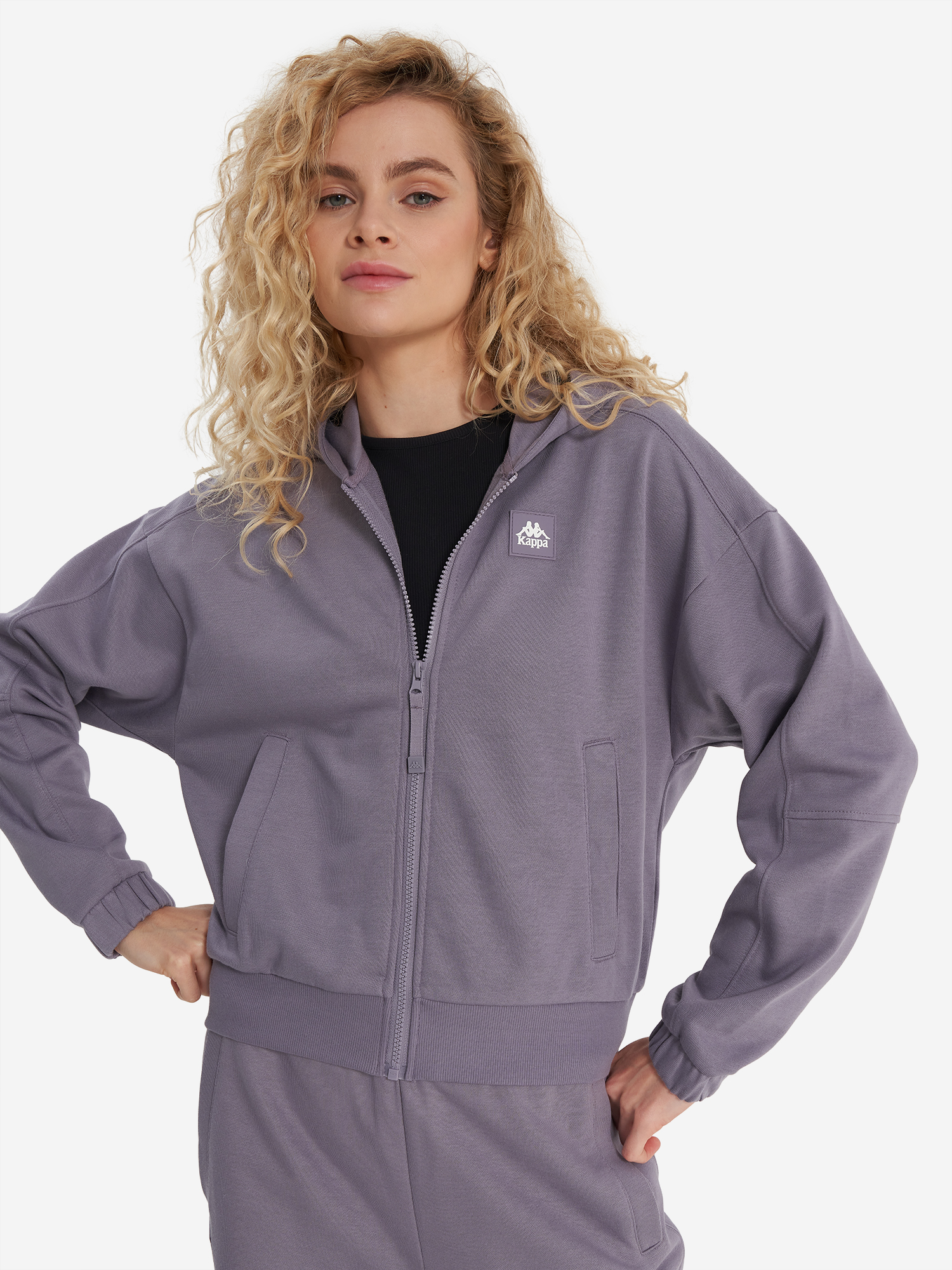 Толстовка Kappa, фиолетовый, арт. 140864kap-p3