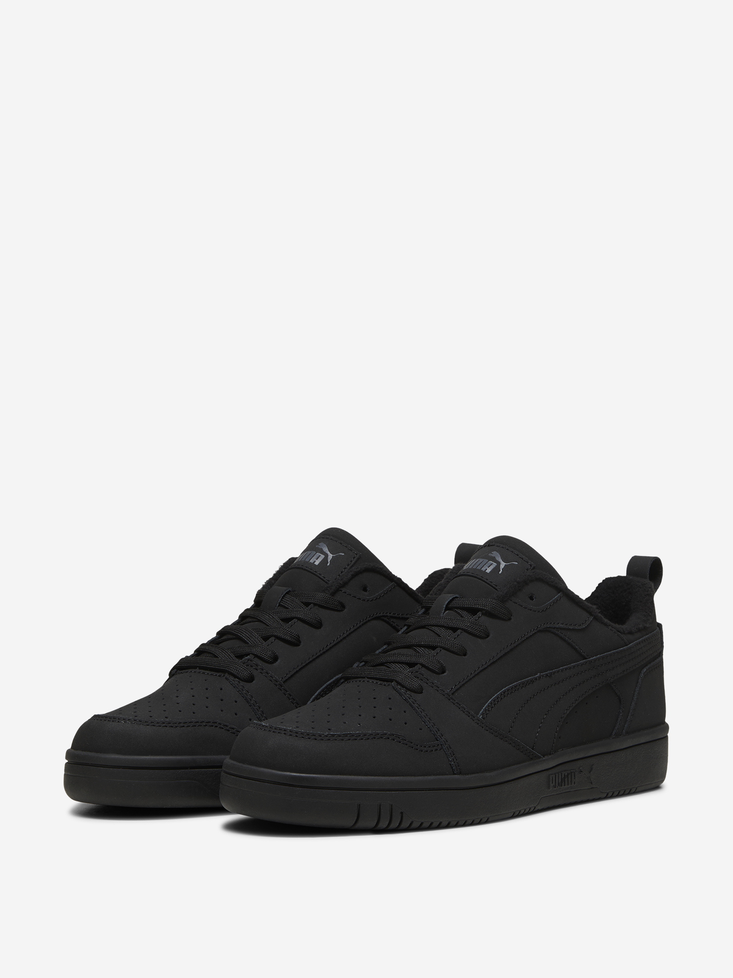 Кеды мужские PUMA Rebound V6 Low Nubuck, Черный Вид№2