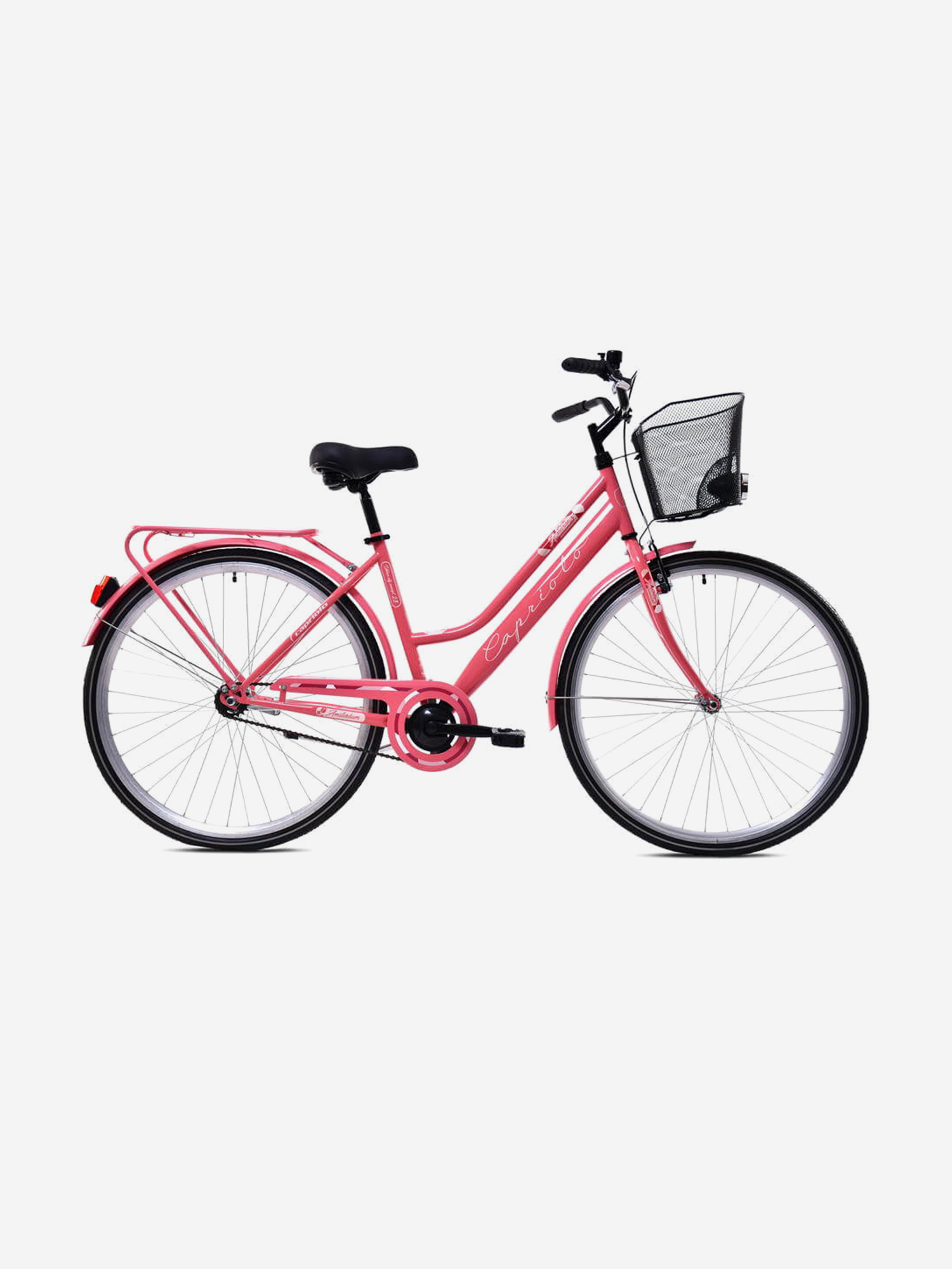

Велосипед CAPRIOLO CITY AMSTERDAM LADY (FIX), рама сталь , колёса 28'' (розовый), Розовый