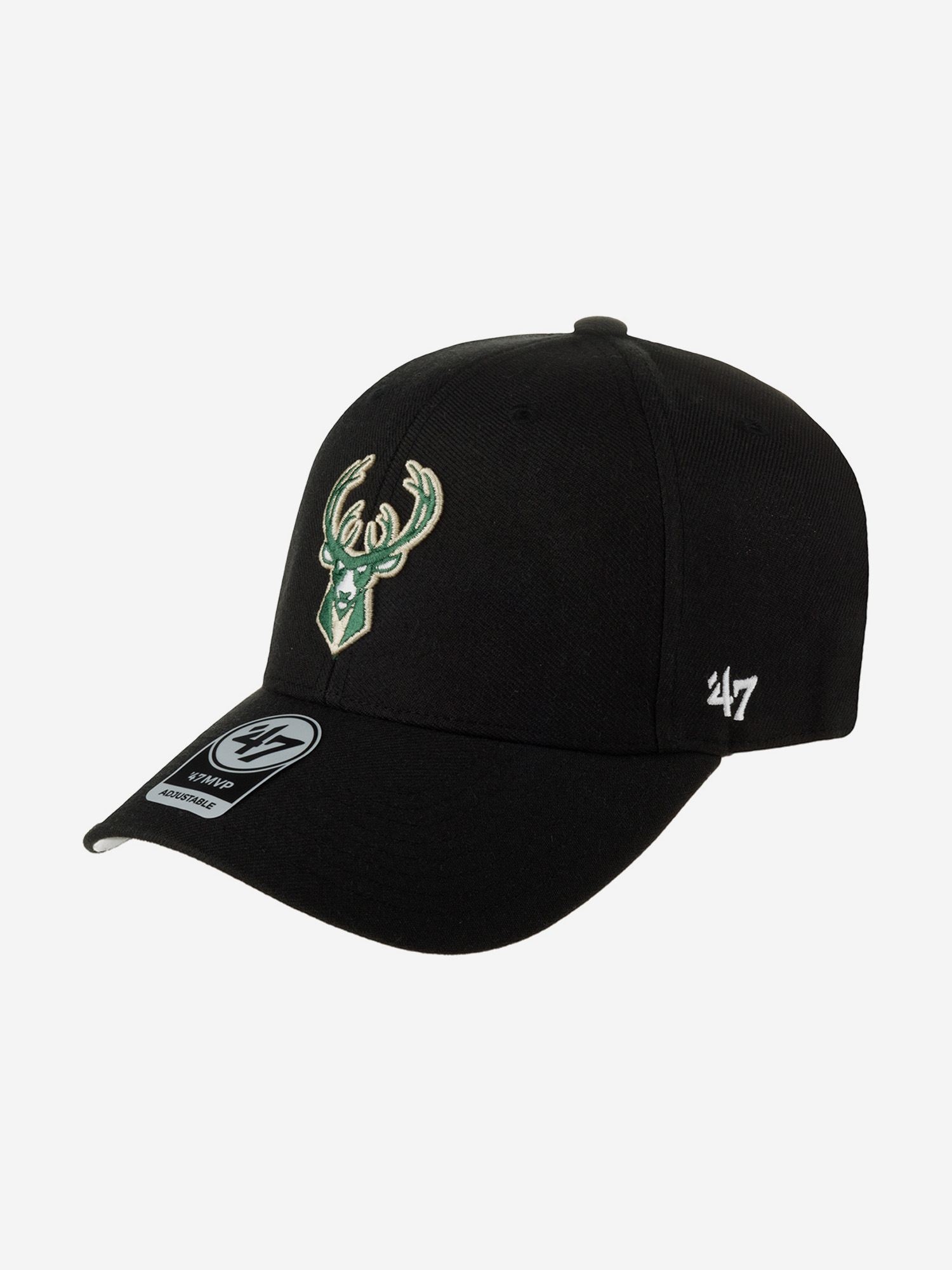 

Бейсболка 47 BRAND K-MVP13WBV-BKB Milwaukee Bucks NBA (черный), Черный