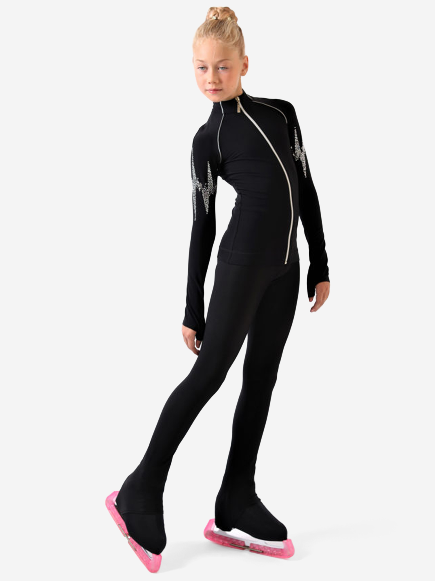 

Костюм спортивный для фигуристов "РИТМ-С" IceDress, Черный