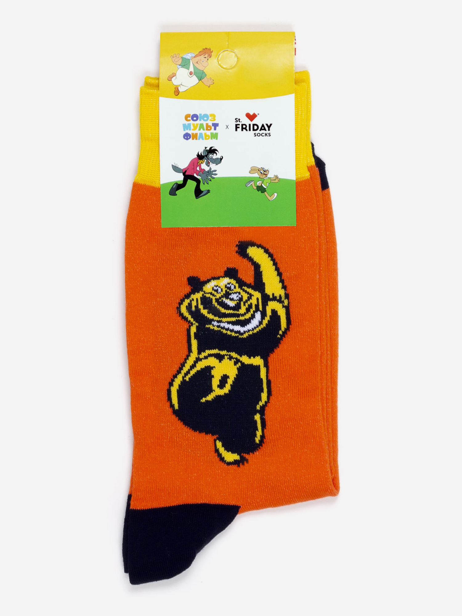 

Носки с рисунками St.Friday Socks, Балу, Оранжевый