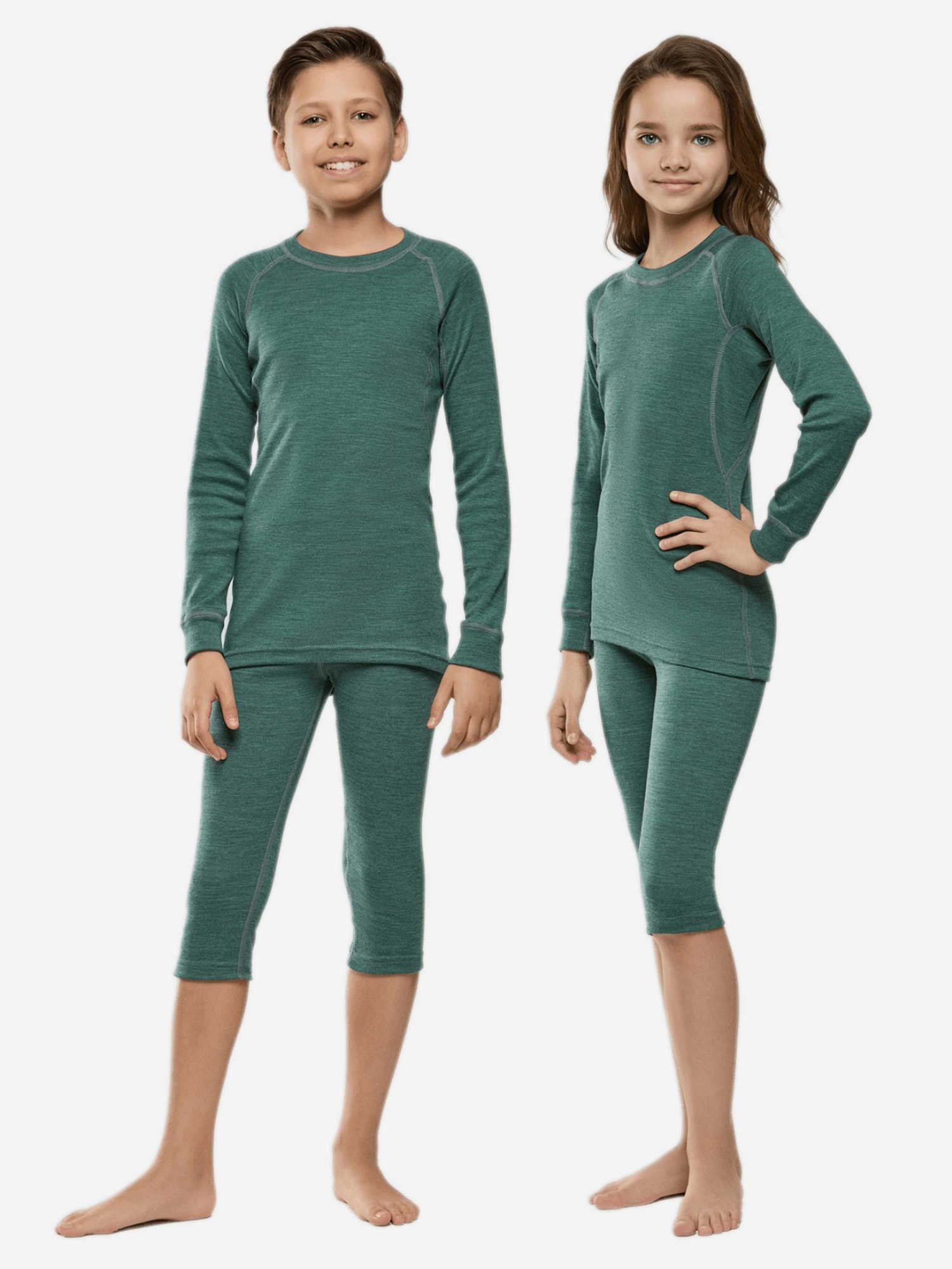 

Термокомплект детский NORVEG SPORT WOOL KIDS, Зеленый